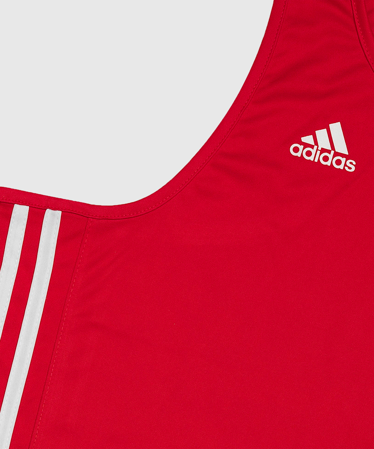Adidas Canotta da Boxe Inglese - Rosso/Bianco