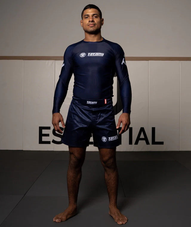 Tatamifightwear Impact Fightshort Mid Cut – Azul Marino