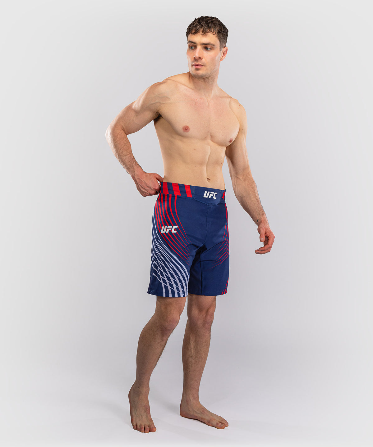 Official UFC Freedom 250 by Venum Authentic Fight Night Pantaloncini da combattimento taglio lungo da uomo - Blu