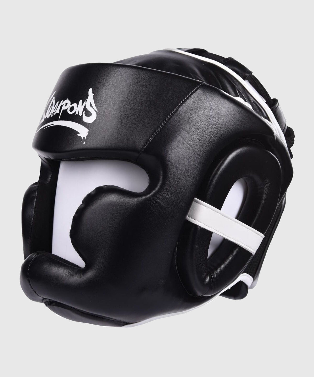 8 Weapons Unlimited Headgear - Black/White