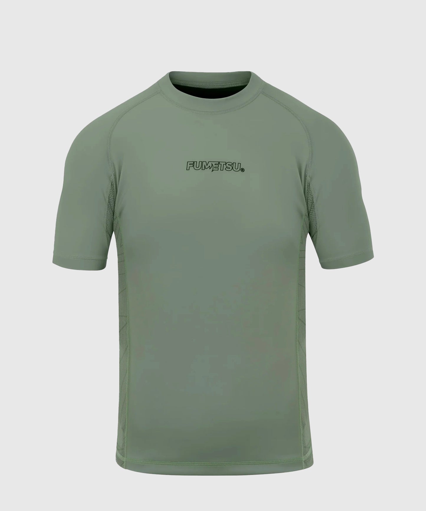 Fumetsu Icon Kurzarm-Rashguard - Oliv