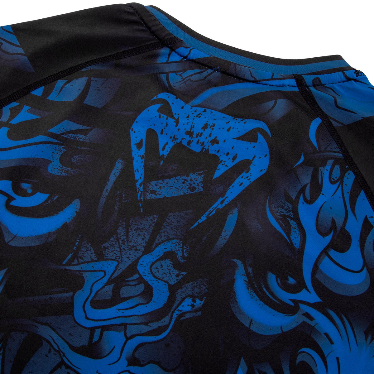 Venum Devil Rashguard - Langarm - Marineblau/Schwarz