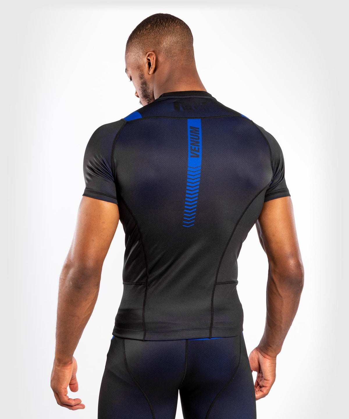Venum No Gi 3.0 Kompressions-T-Shirt – Kurzarm - Schwarz / Blau