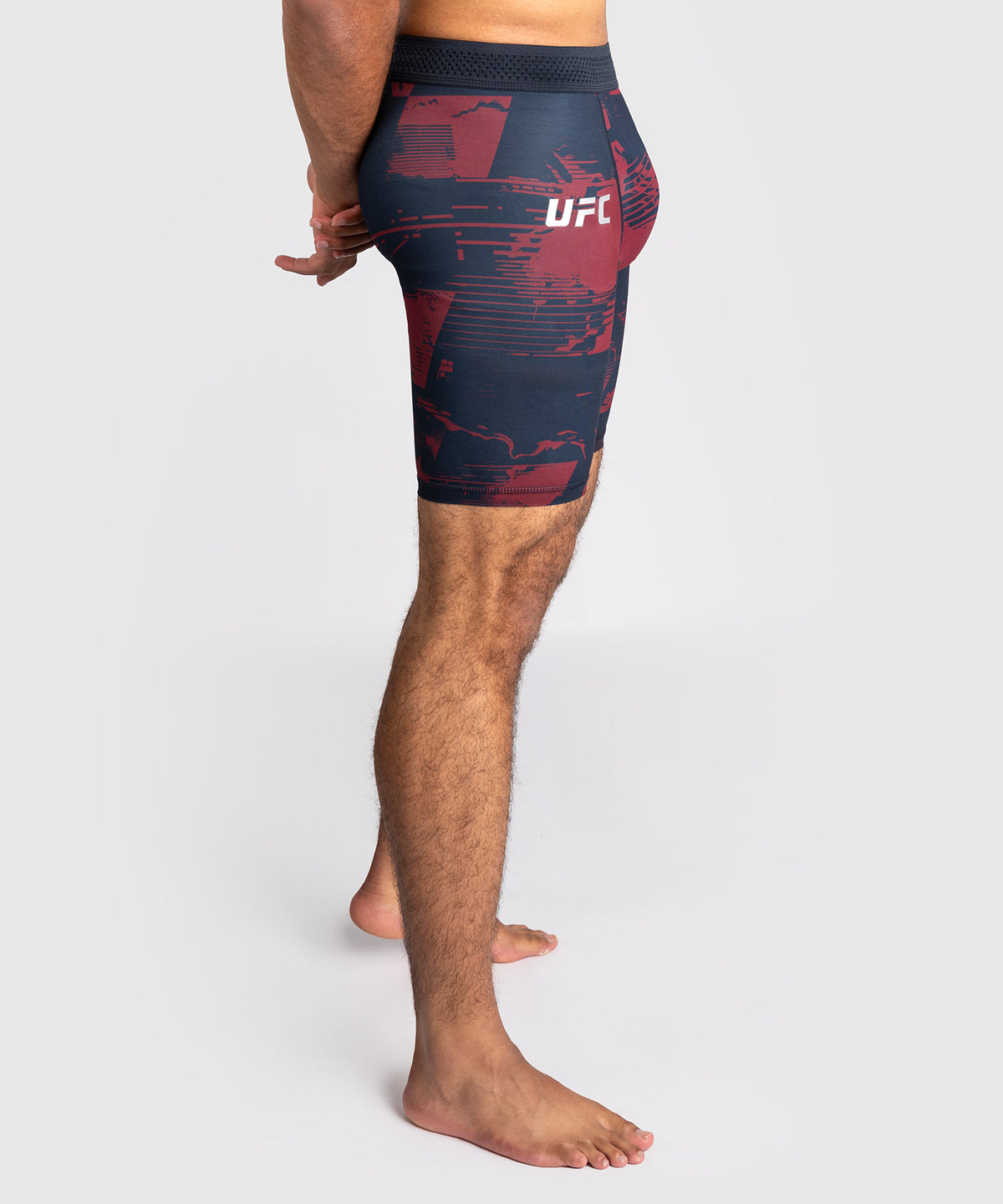 Short de compression Performance Homme UFC Zenith by Venum Authentic Fight Week - Bleu marine/Bordeaux/Argent