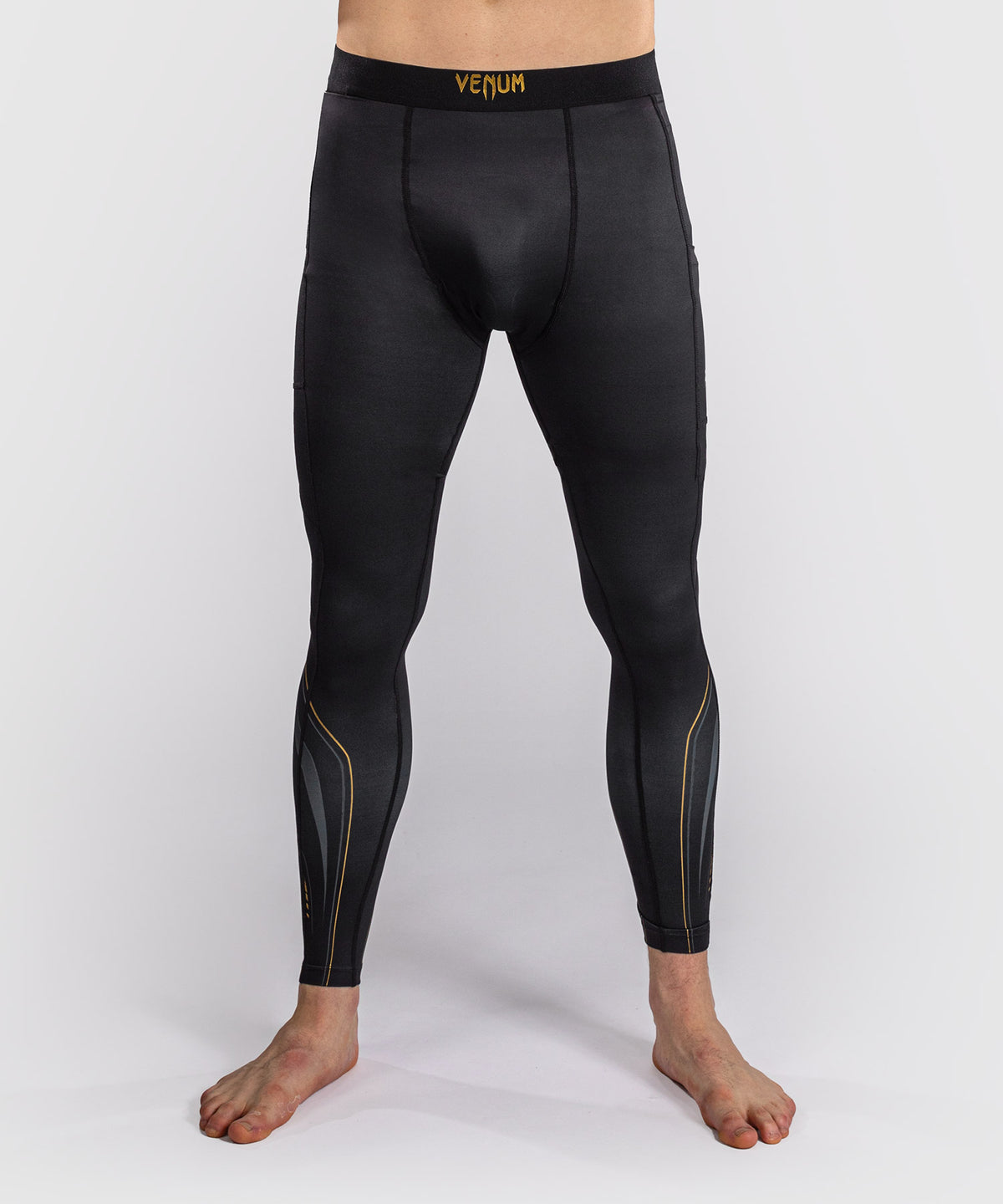 Venum Streamline Spats - Black/Gold