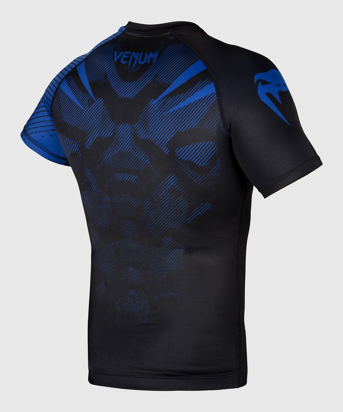 Rashguard Venum NoGi 2.0 - Manches courtes Approuvé IBJJF - Noir/Bleu
