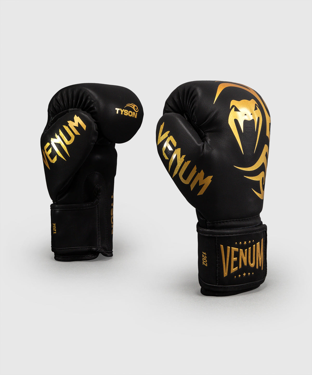 Venum Mike Tyson Replica Boxing Gloves - Black/Gold