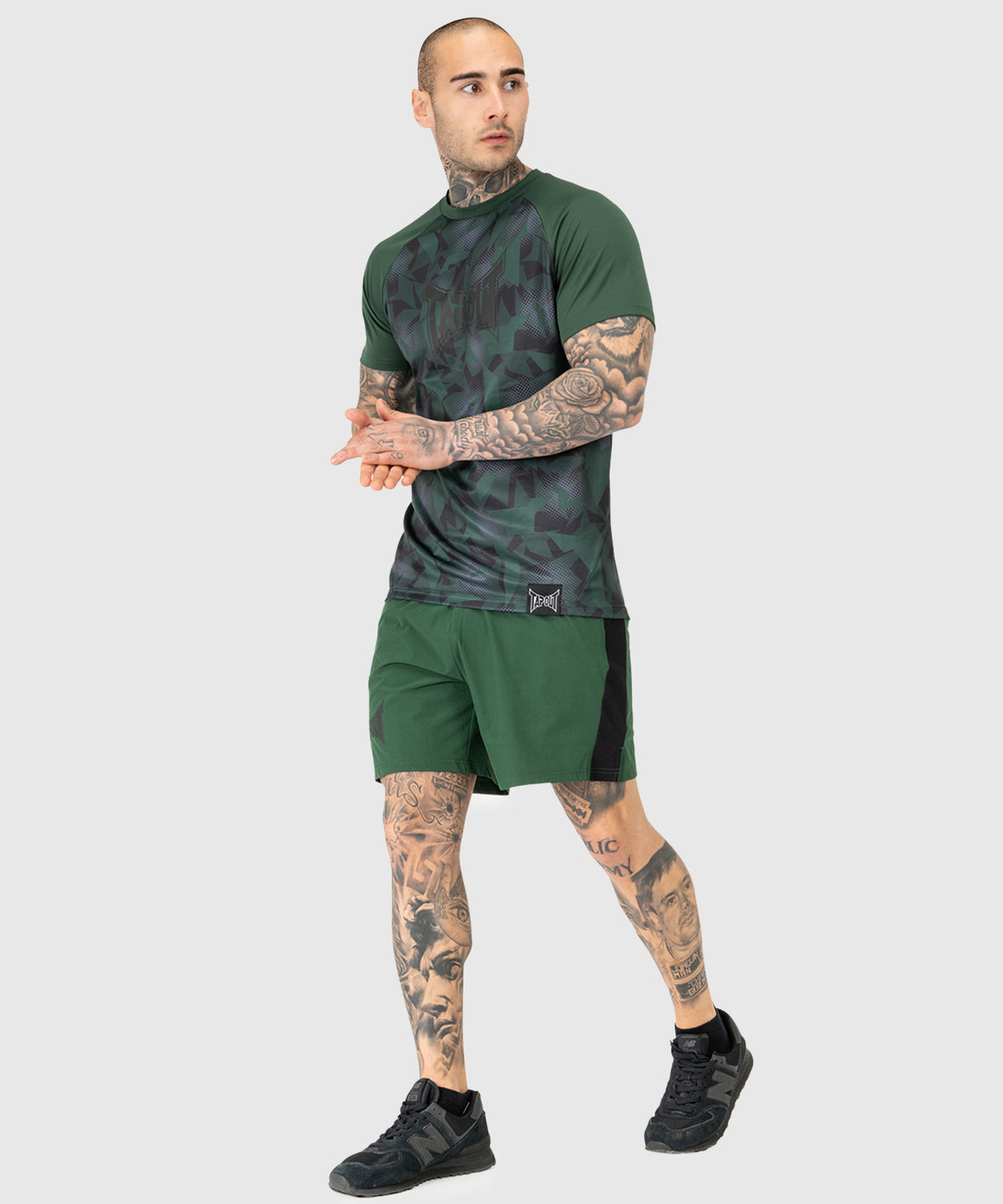 Tapout Training Graphic T-Shirt - Schwarz/Grün