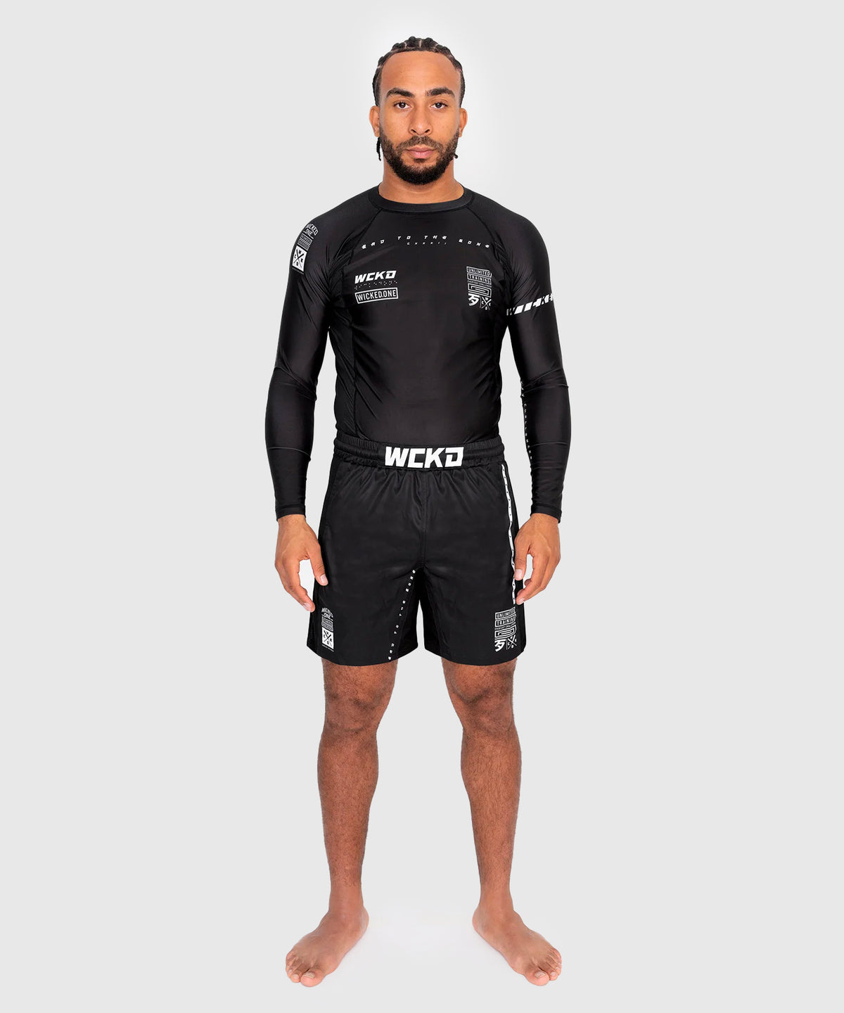 Wicked One Track Long Sleeve Rashguard - Black