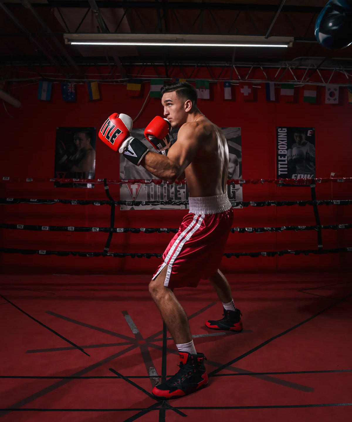 Chaussures de Boxe Title Boxing Charged - Noir/Rouge