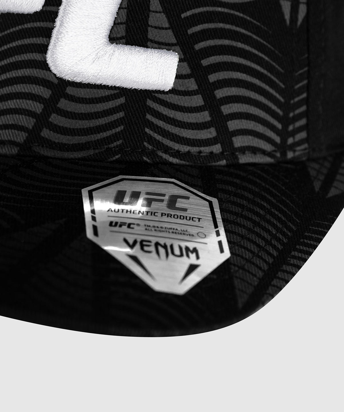 Casquette UFC Zenith by Venum Authentic Fight Night - Noir/Blanc