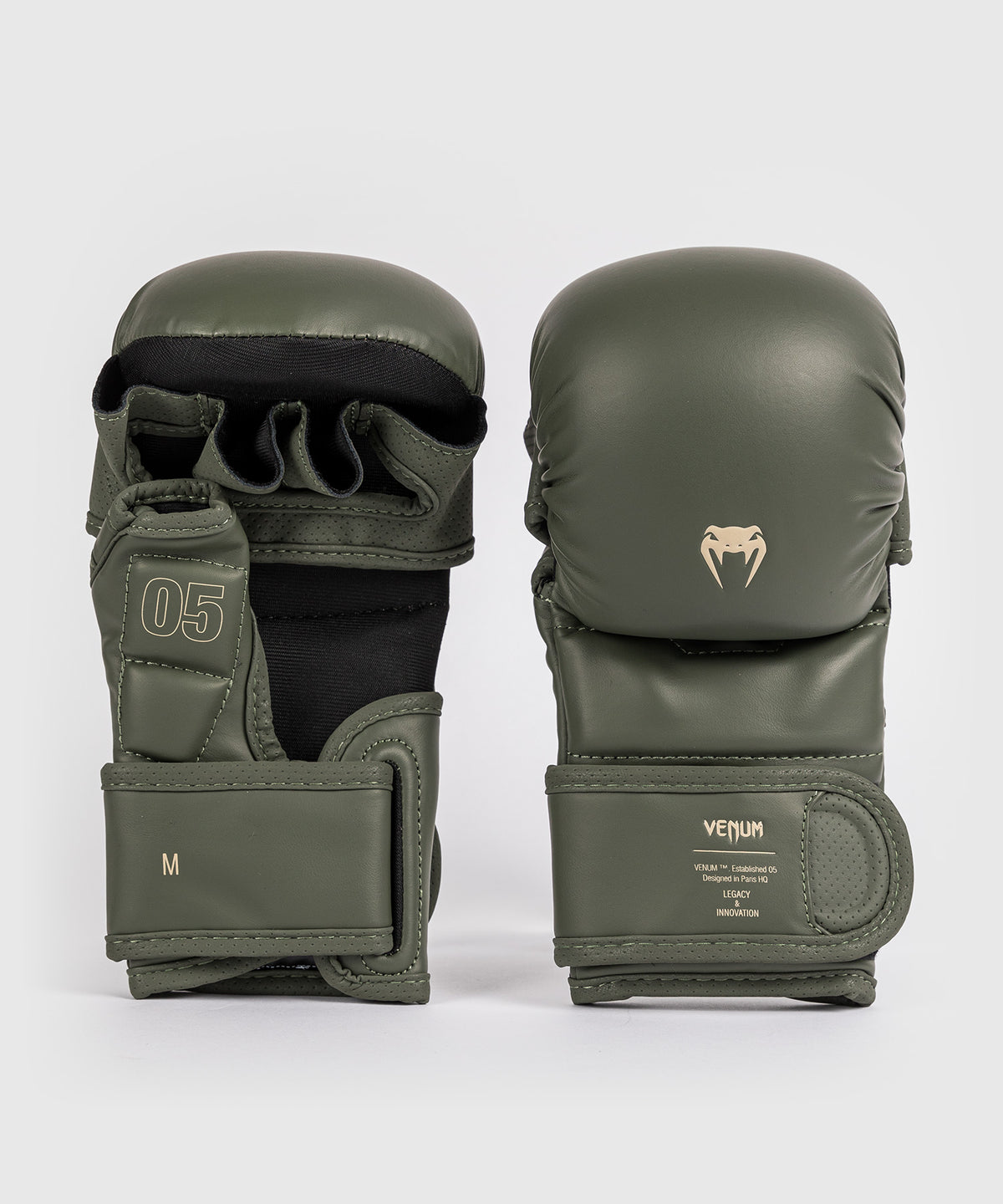 Venum Impact Evo MMA-Sparringhandschuhe - Militärgrün