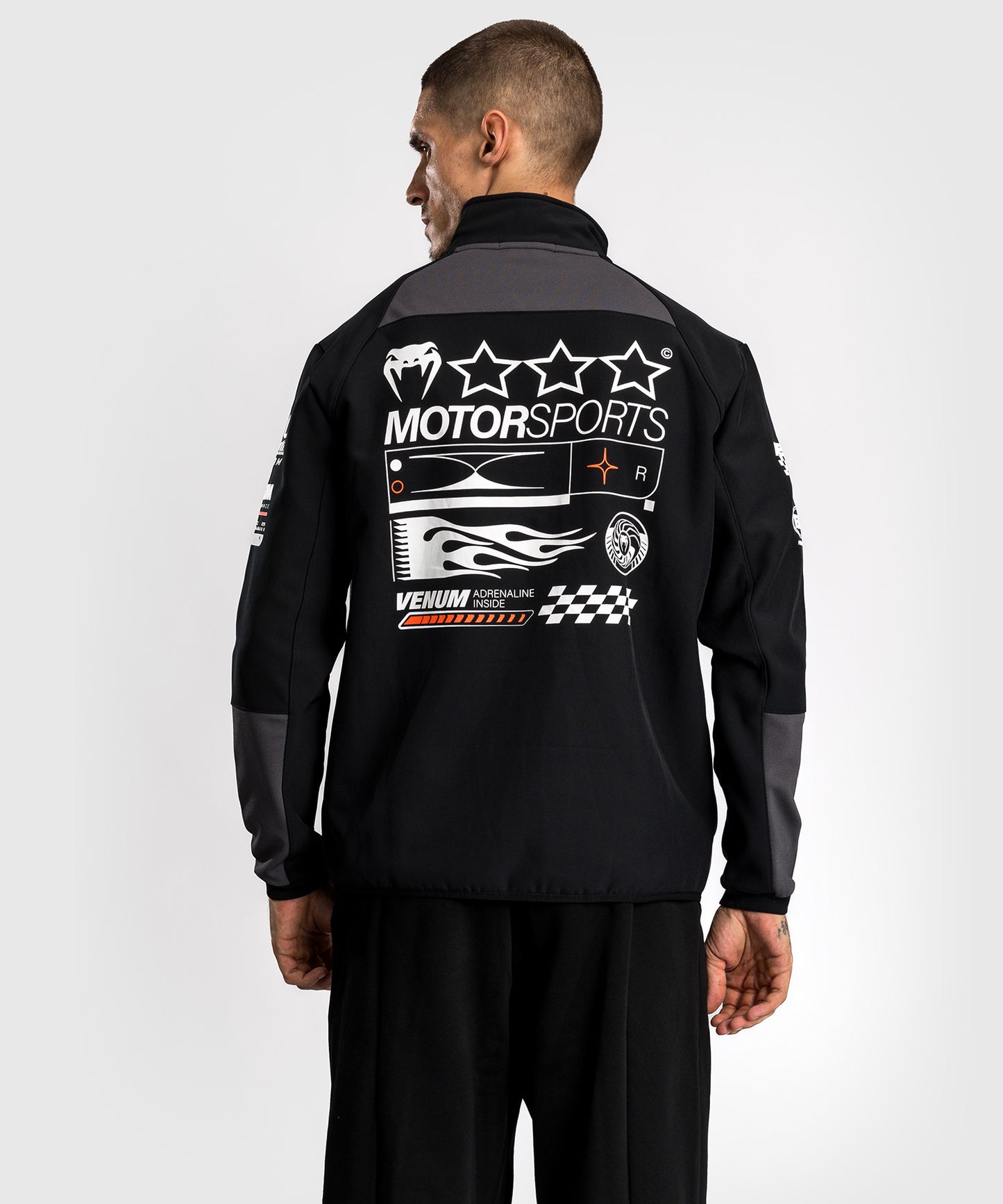 Venum Motorsport Softshell-Jacke - Tiefschwarz