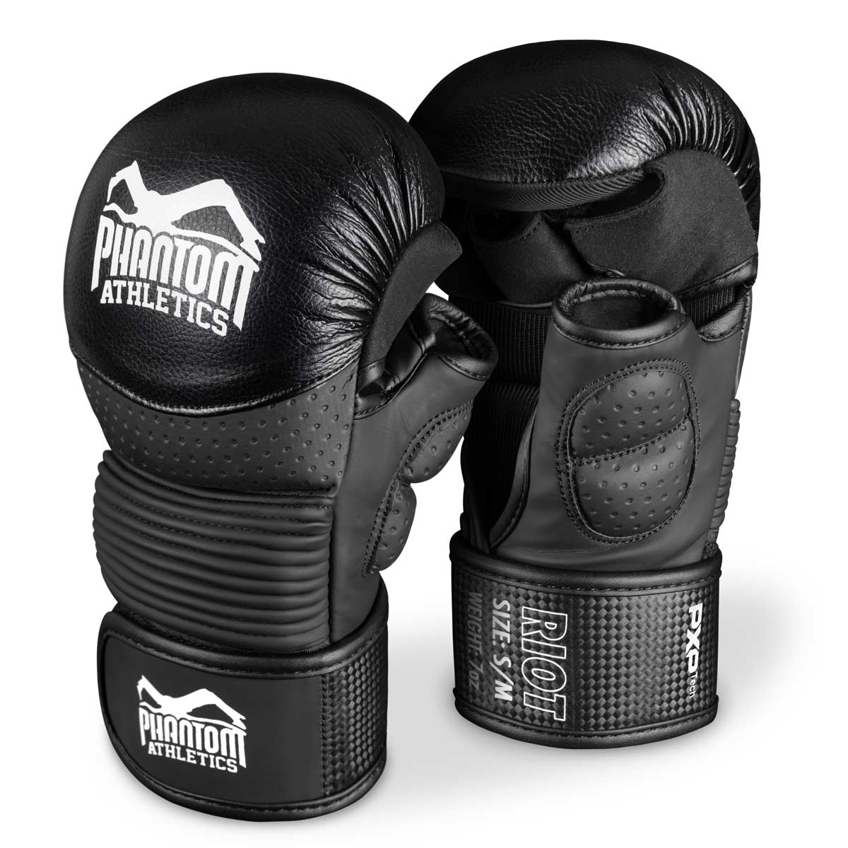 Gants de MMA Riot Pro Phantom Athletics - Noir