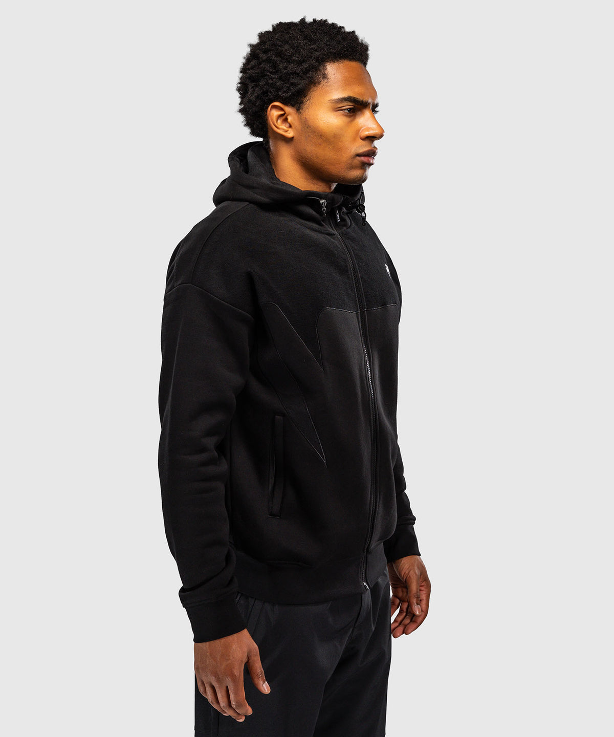 Venum Attack Fleece & Weave Trainingsjacke - Schwarz