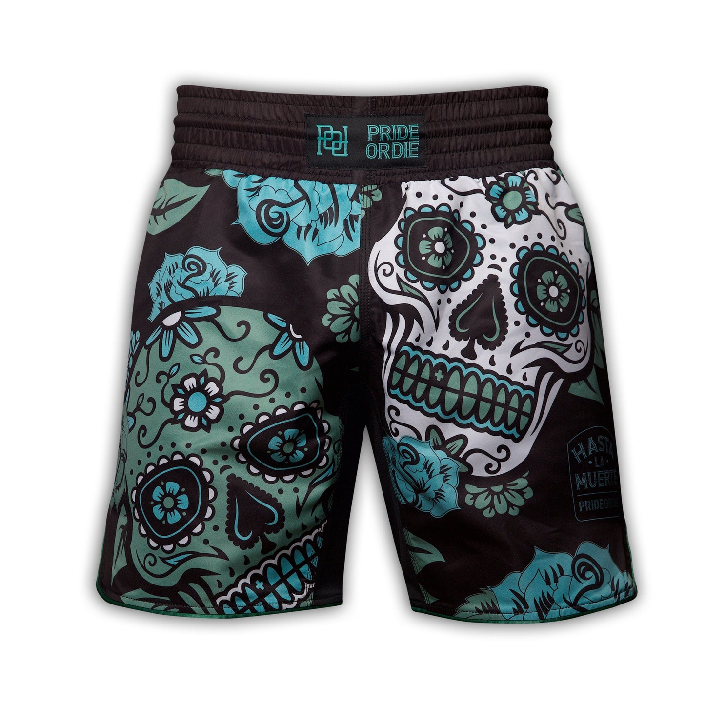 Pride Or Die Hasta La Muerte Fightshorts - Schwarz