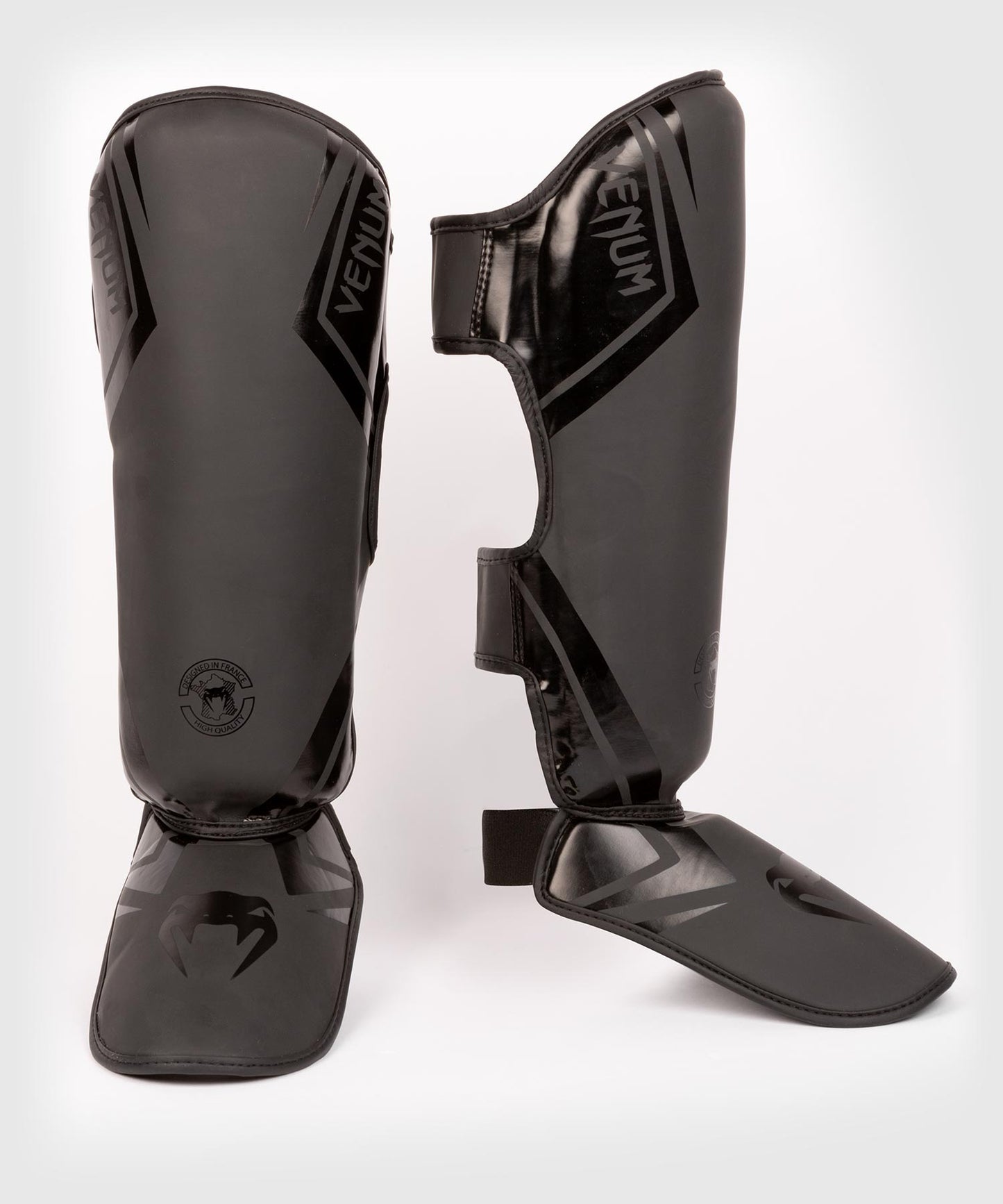 Venum Contender 2.0 shin guards - Black/Black