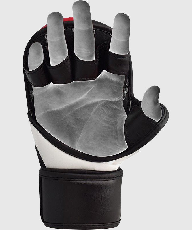 RDX Sports T6 Guantes de Sparring MMA - Rojo