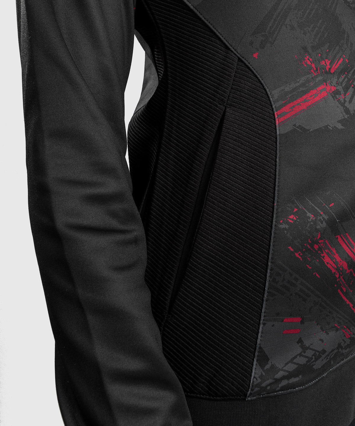 Sweatshirt Zippé UFC Venum Authentic Fight Week 2.0 - Pour Femmes - Noir/Rouge