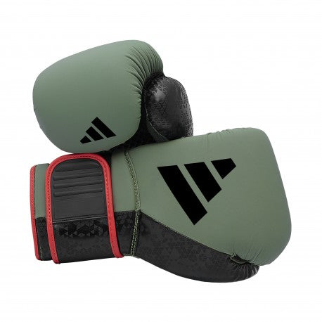 Adidas Combat 50 Guantes de Boxeo - Verde/Negro