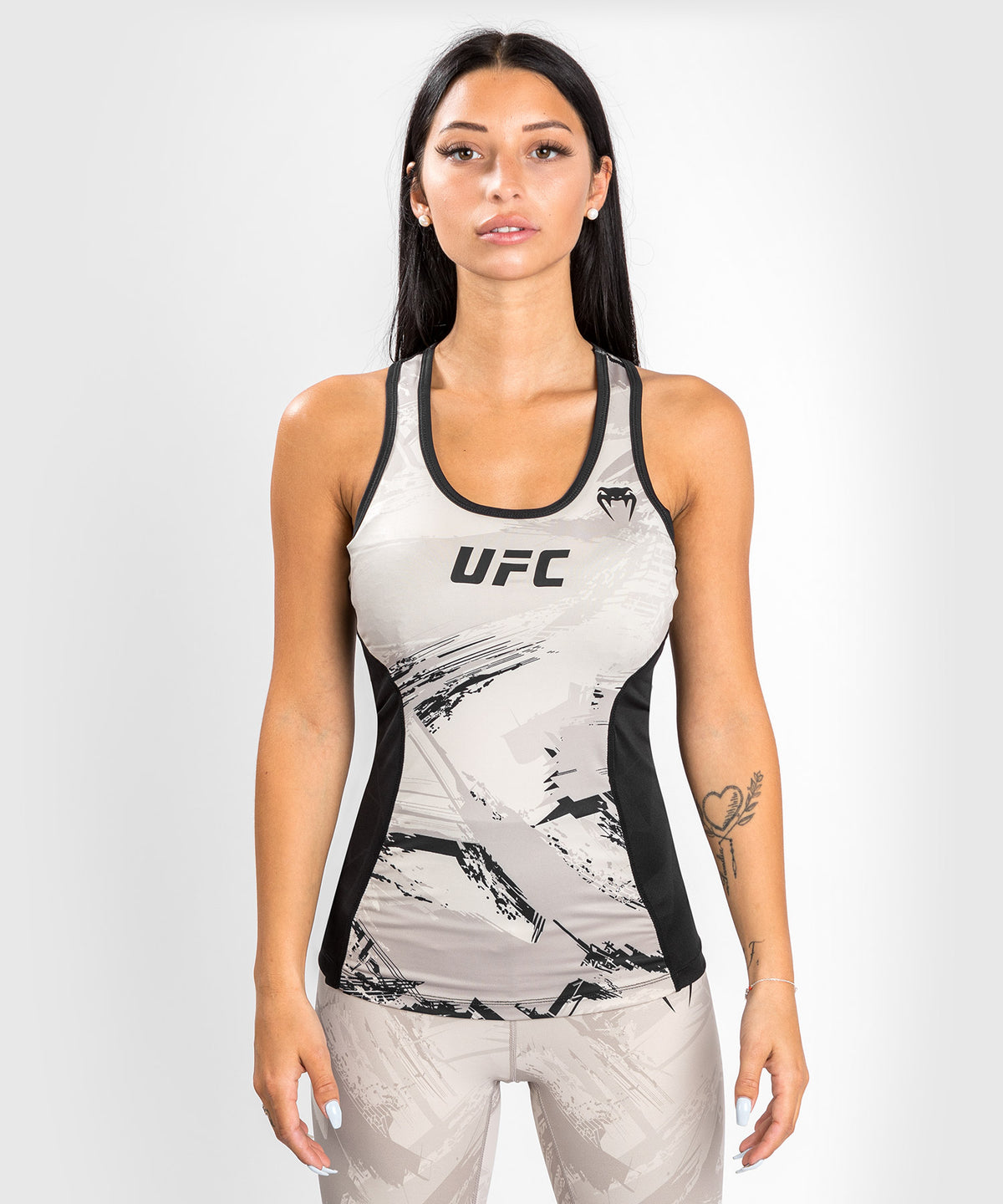 Débardeur Dry Tech UFC Venum Authentic Fight Week 2.0 - Pour Femmes - Sable/Noir