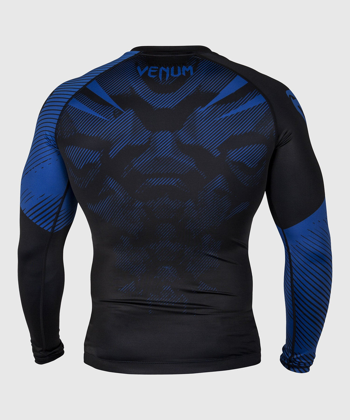 Rashguard Venum NoGi 2.0 - Manches Longues Approuvé IBJJF - Noir/Bleu