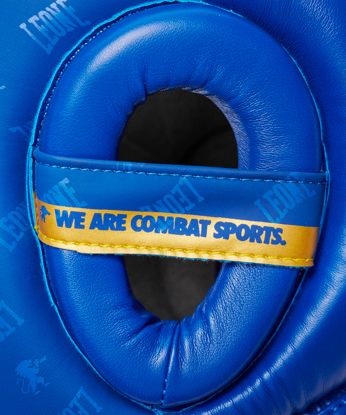 Leone DNA Casco da Boxe - Blu