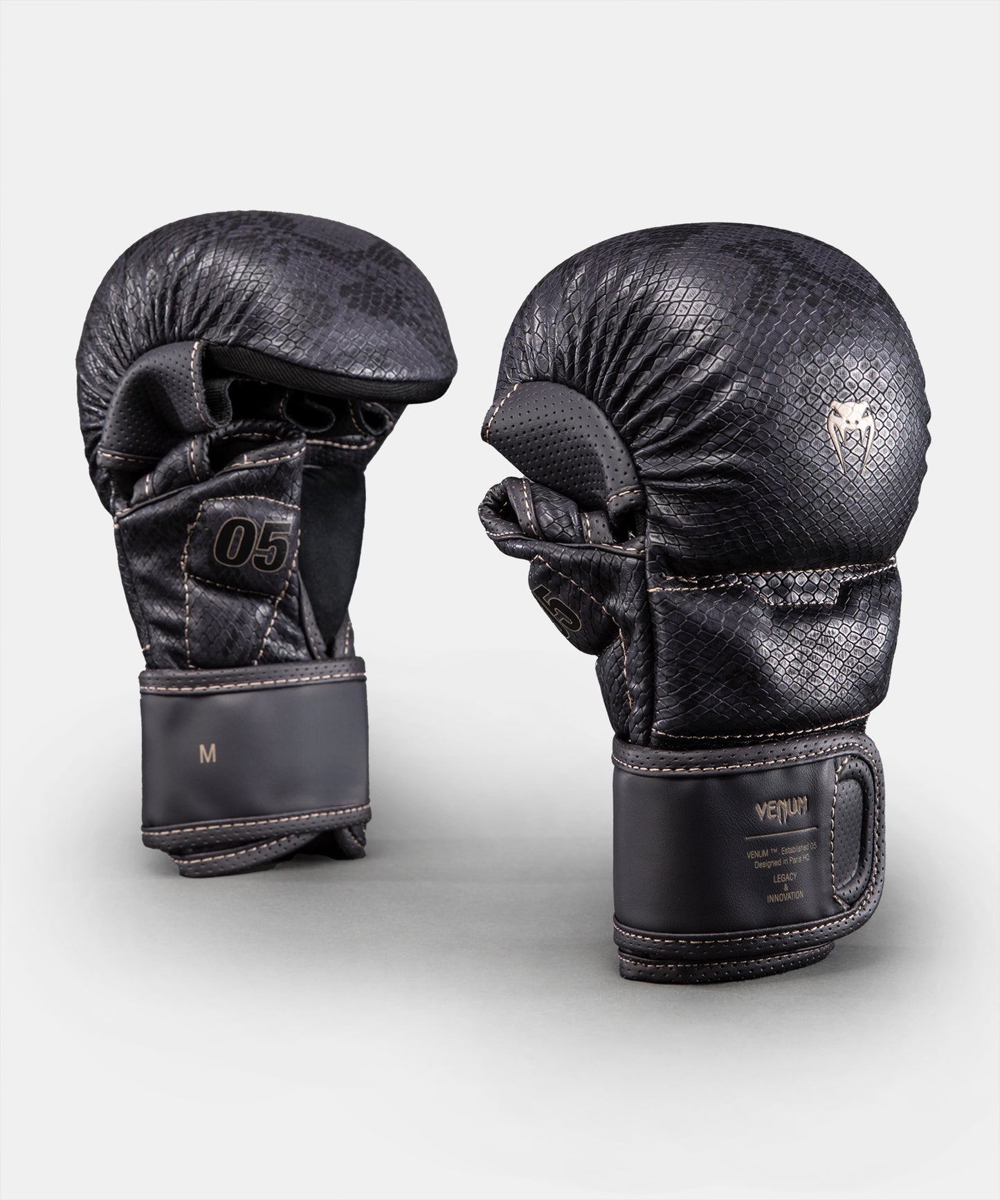 Gants de sparring MMA Venum Impact Evo Scales - Violet foncé