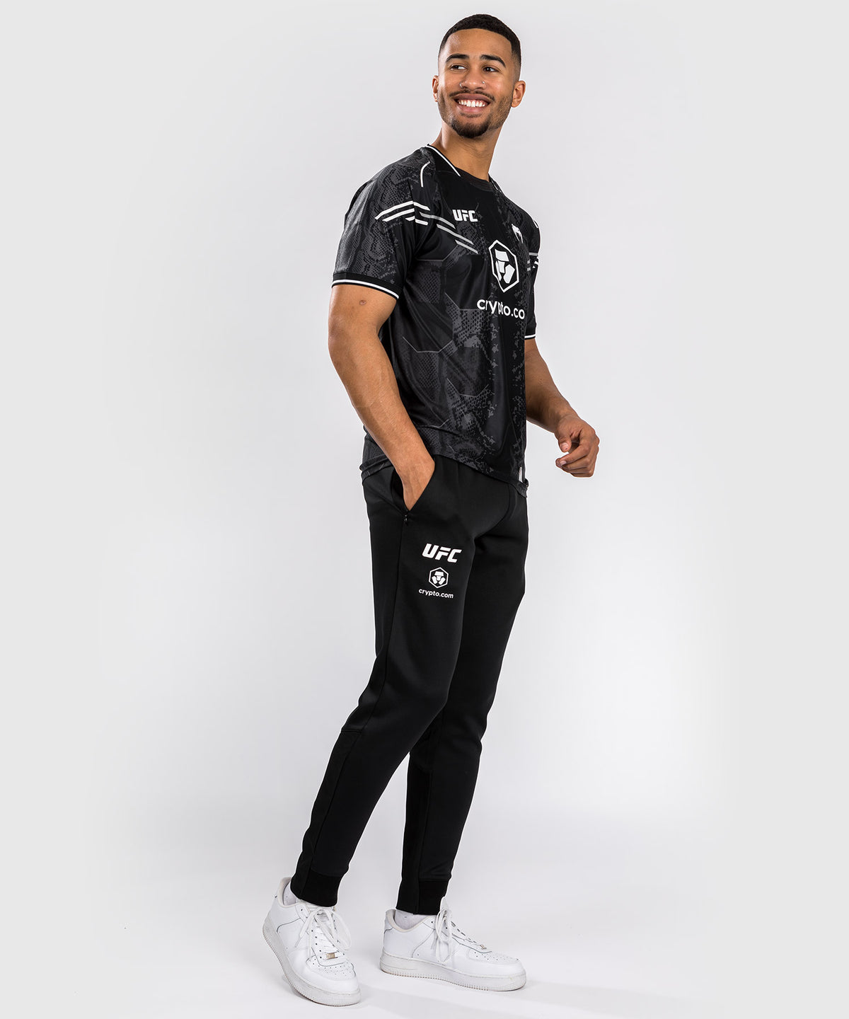 Pantalon de Jogging pour Hommes UFC Adrenaline by Venum Authentic Fight Night - Noir
