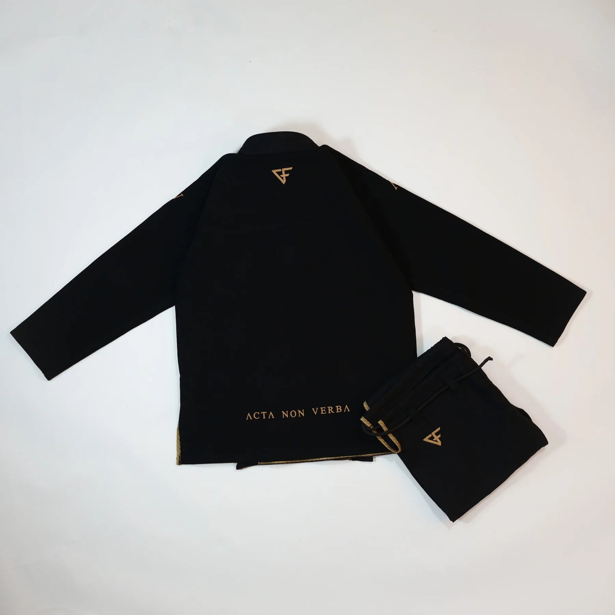 Ground Force Acta Non Verba BJJ Gi - Schwarz