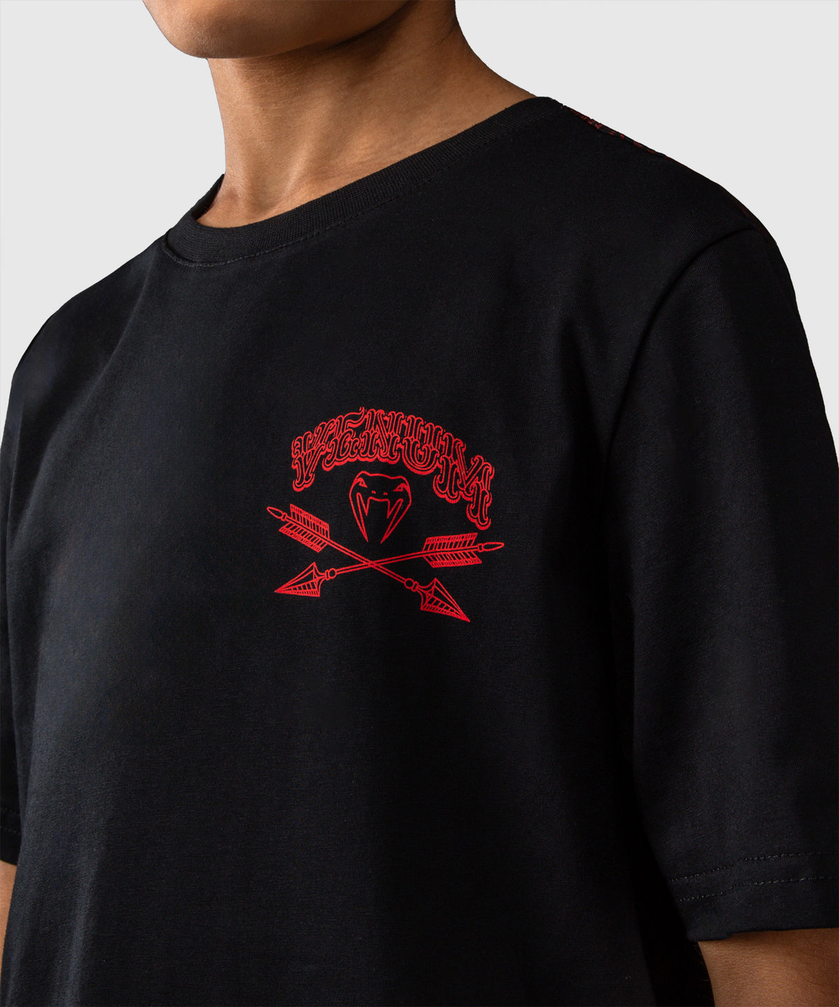 Venum Wolf Atak Maglietta Per Bambini – Nero/Rosso