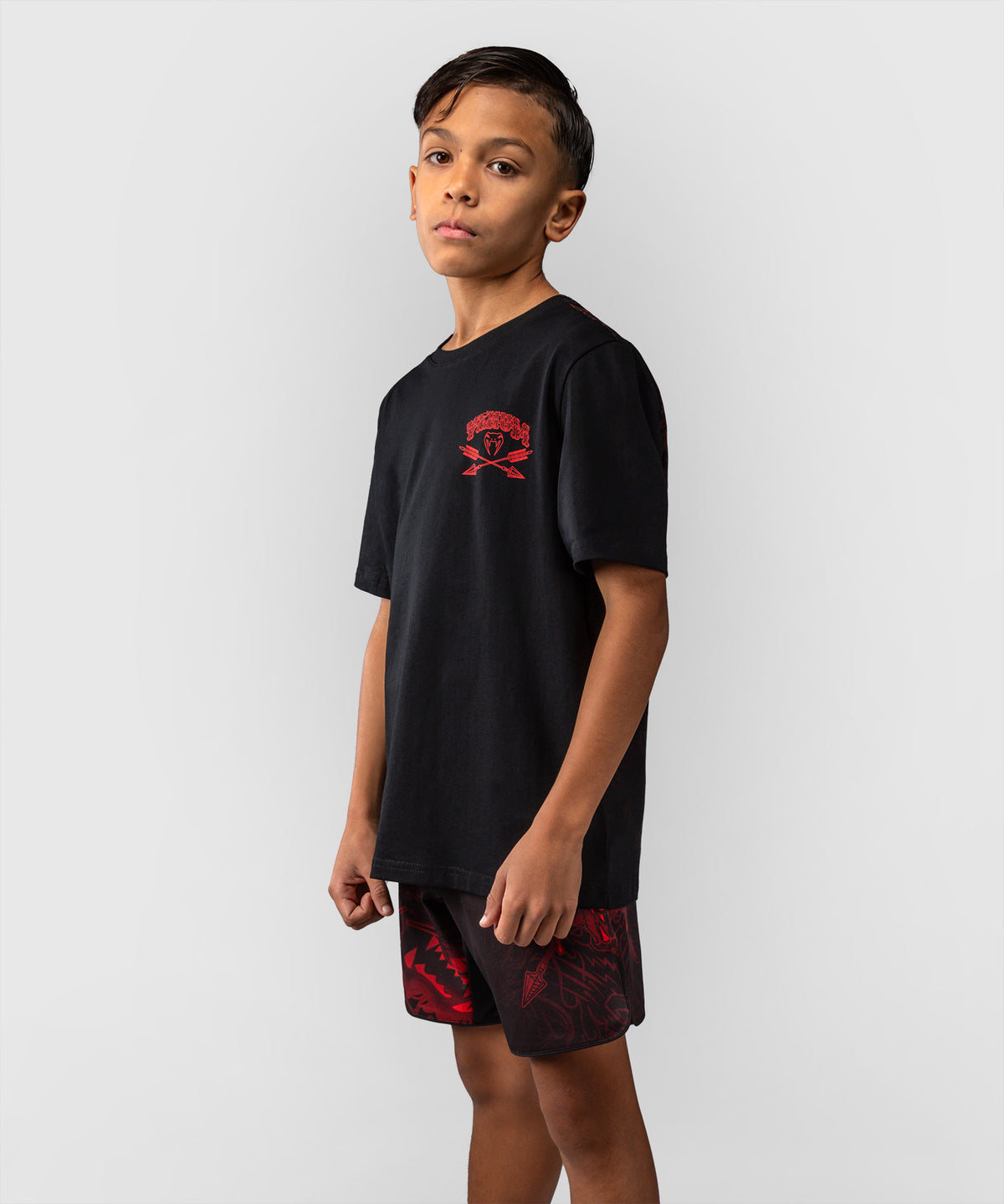 Venum Wolf Atak Maglietta Per Bambini – Nero/Rosso