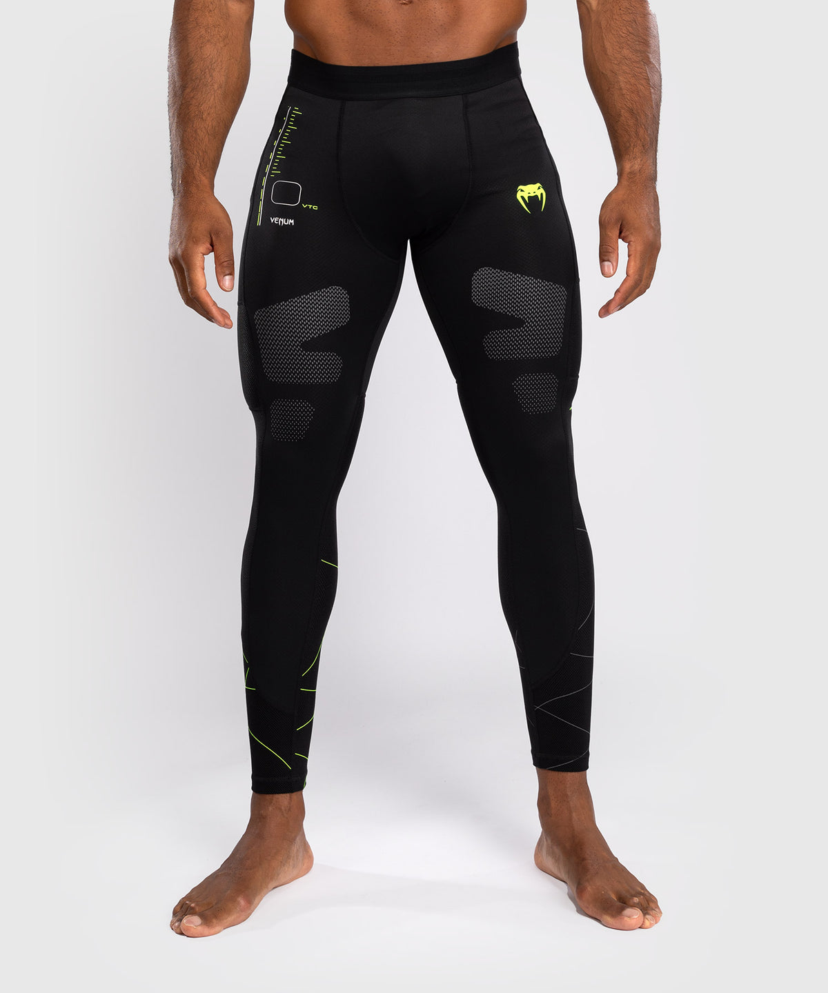 Pantalon de compression Venum Training Camp 4.0 - Noir/Vert Fluo