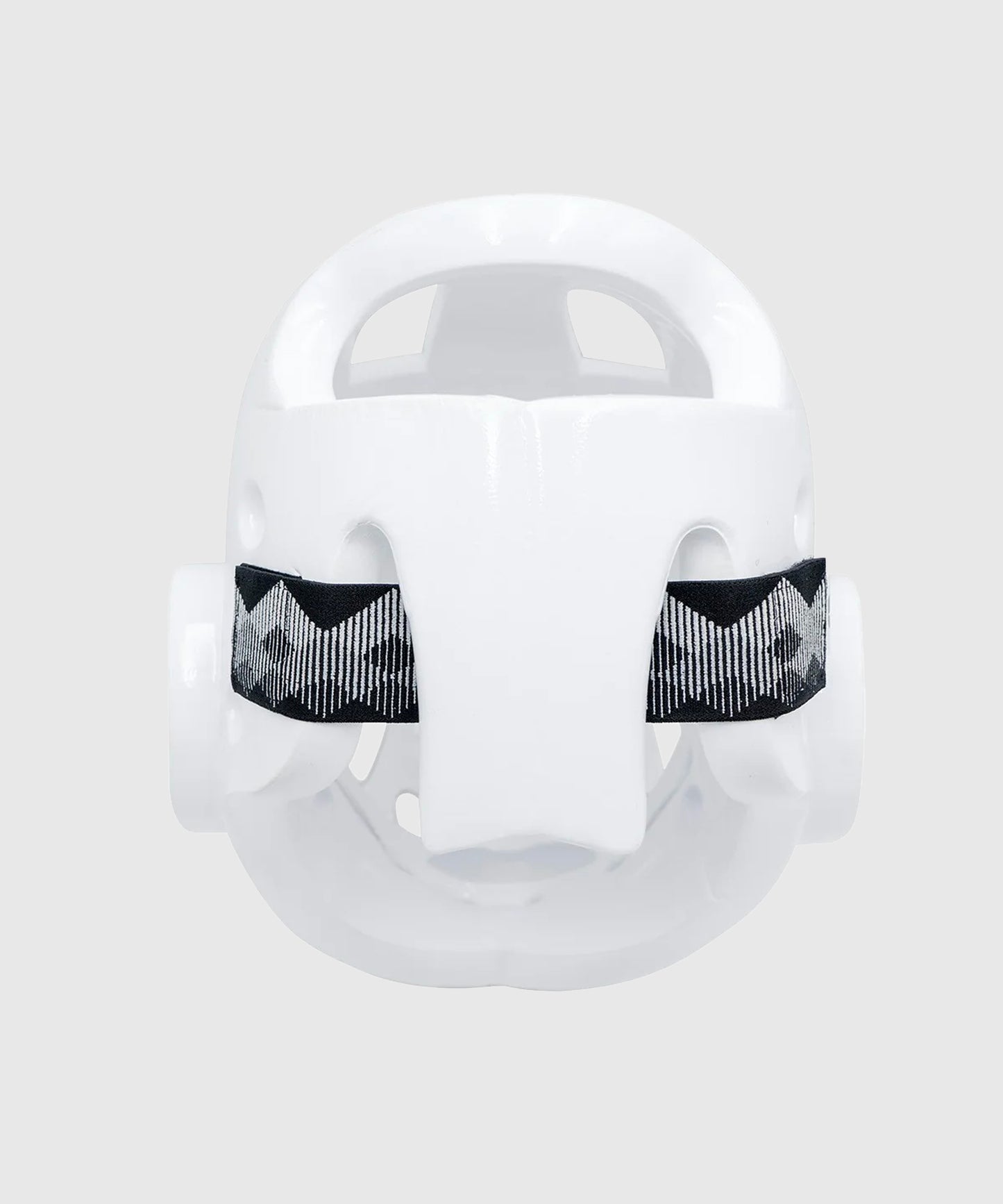 Fujimae WKF Karate Head Guard with Visor - White