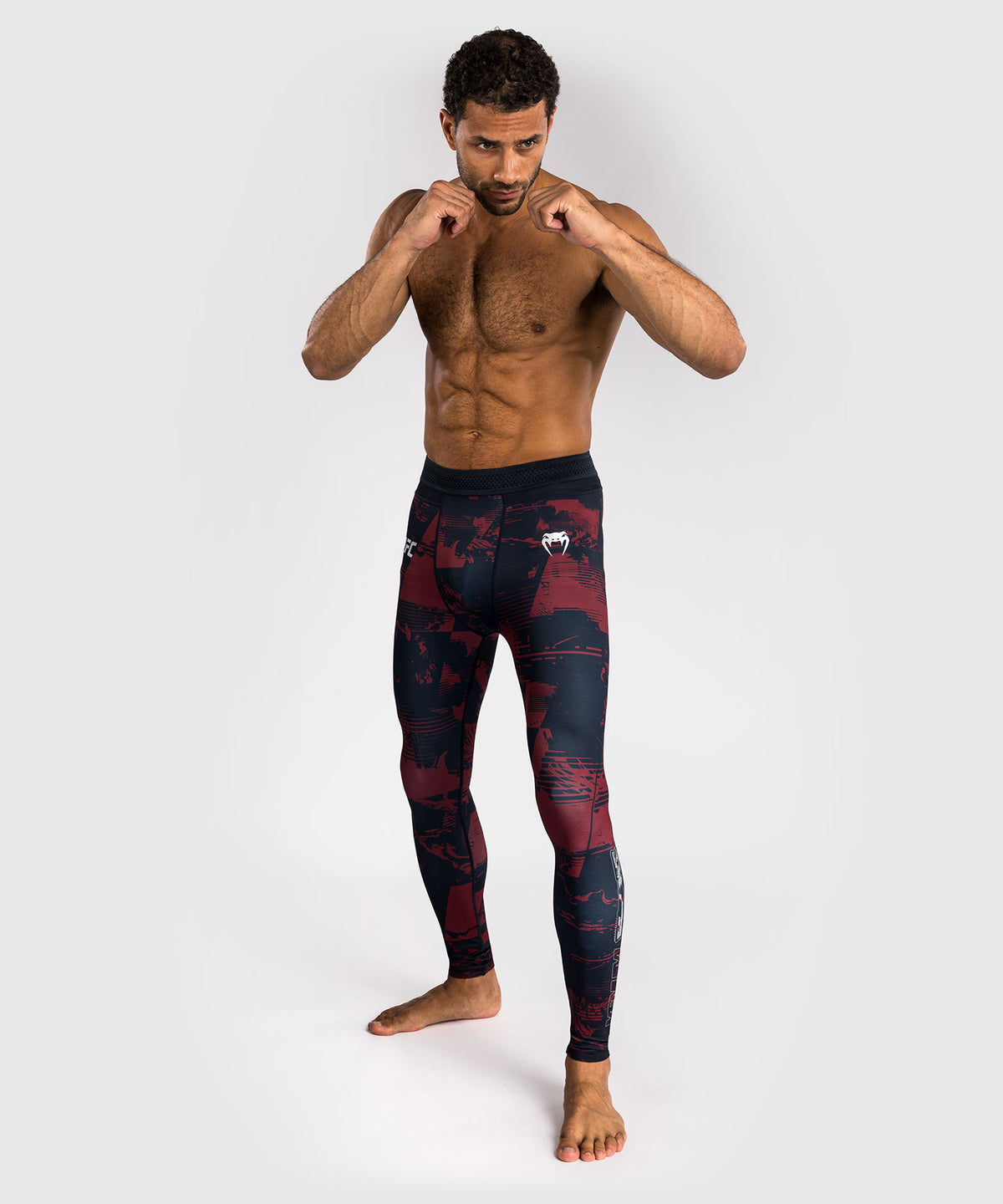 Men’s UFC Zenith by Venum Burgundy Authentic Fight Week Performance Tight
