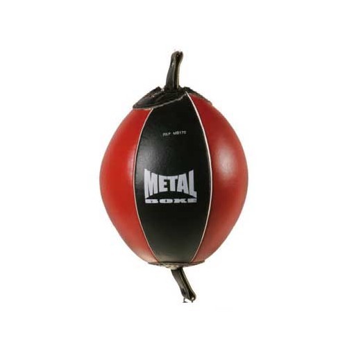 Metal Boxe Double Elastic Punching Ball – Black/Red