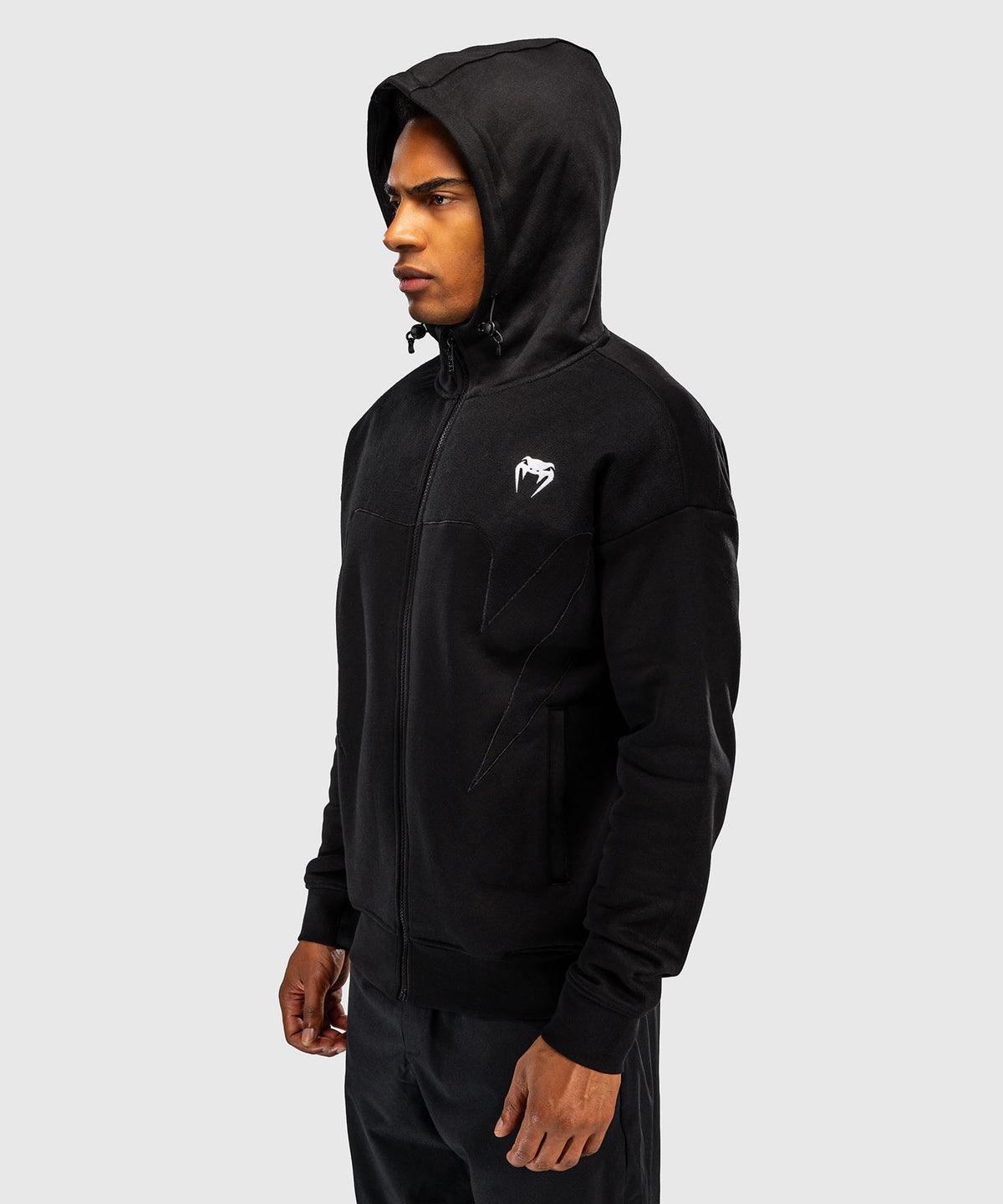 Venum Attack Fleece & Weave Trainingsjacke - Schwarz