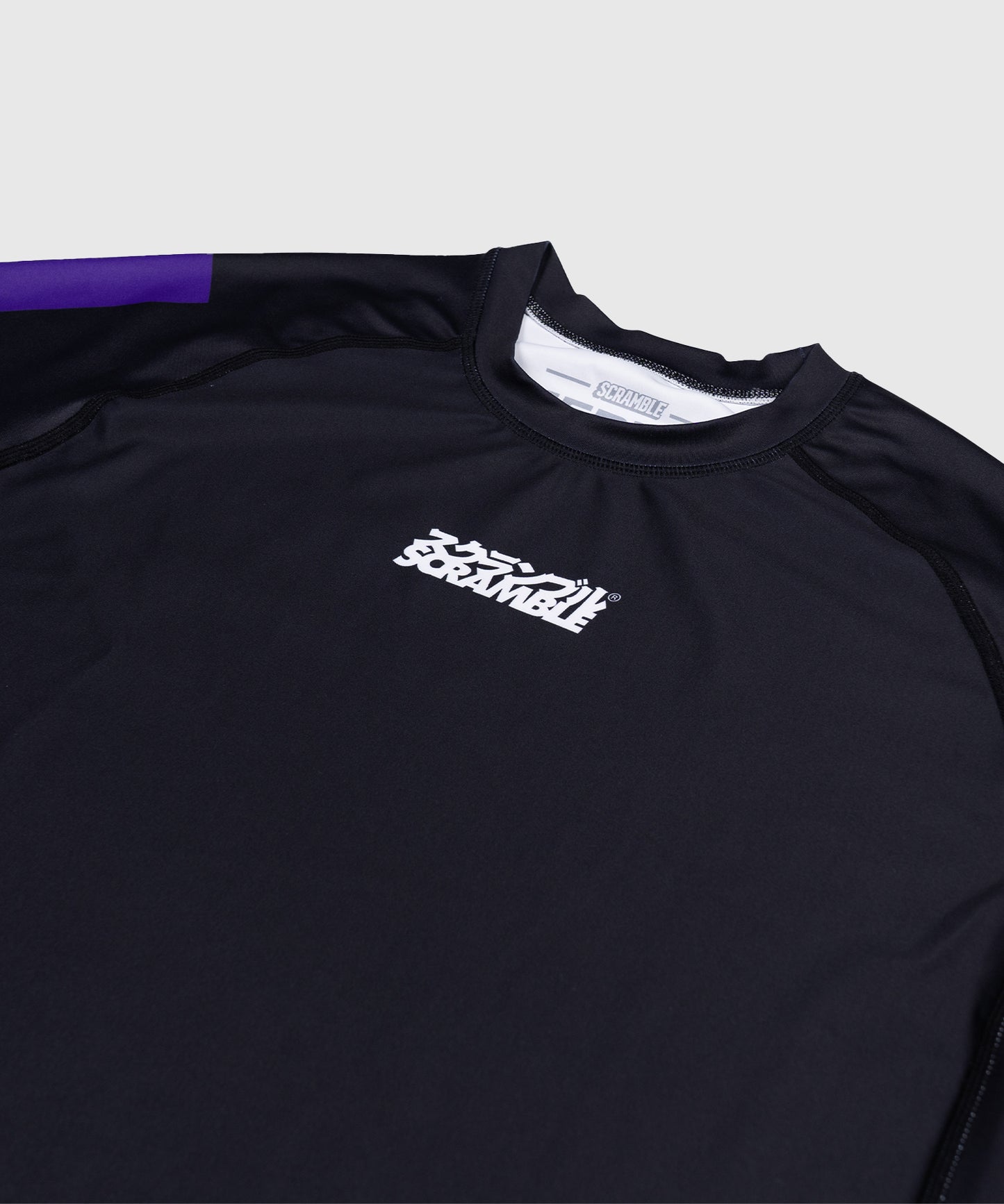 Scramble Ranked Rashguard de Manga Corta - Violeta