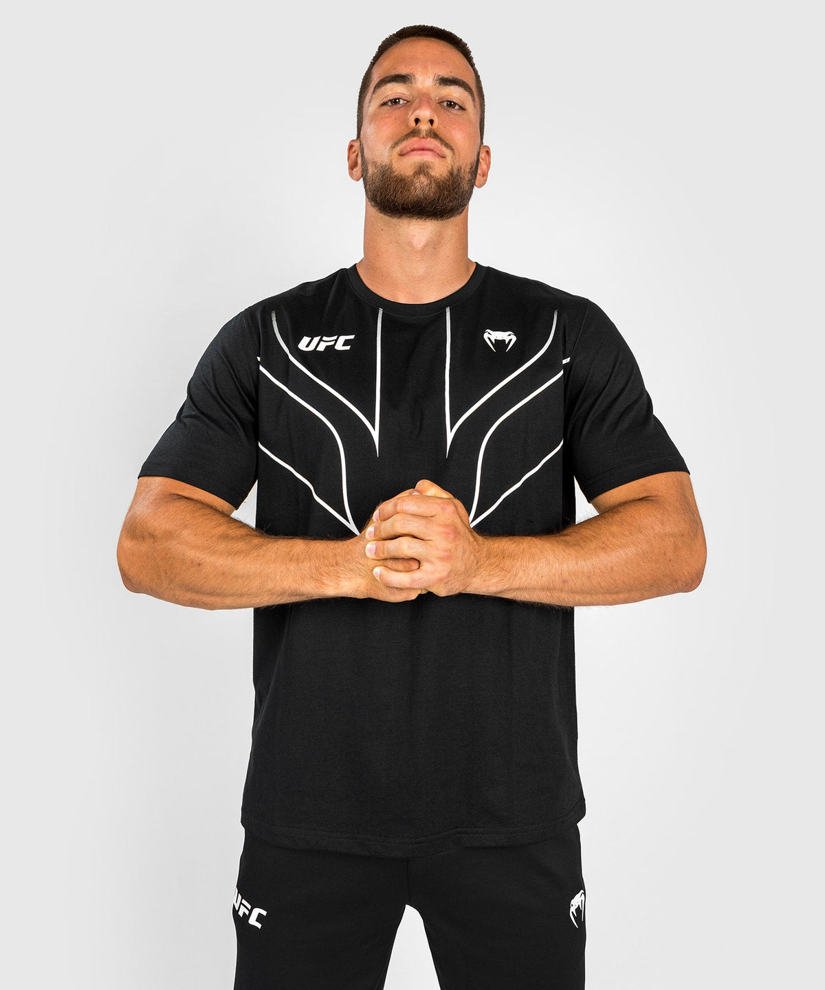 Venum Fight Night 2.0 Replica UFC Herren T-Shirt - Schwarz