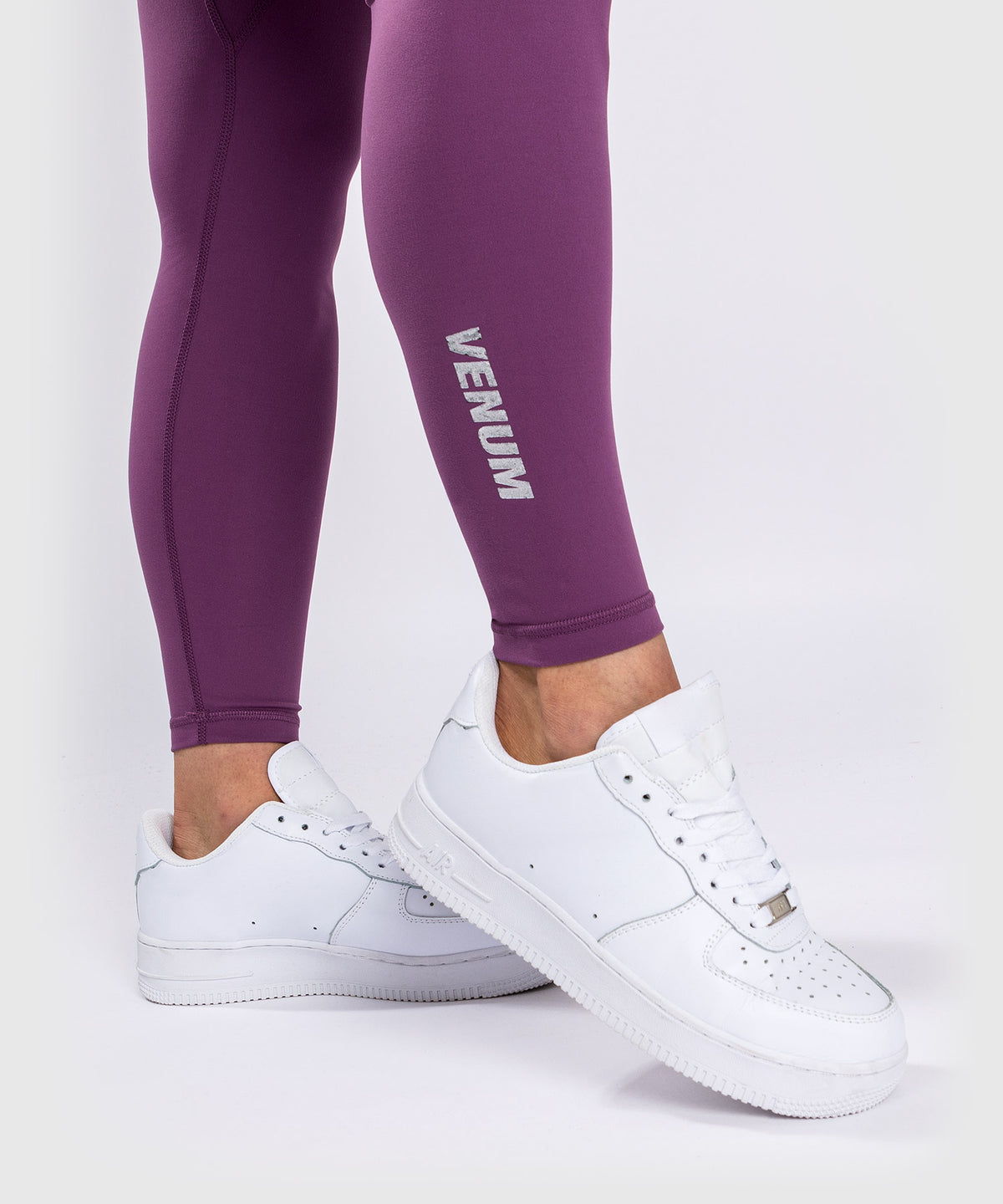 Venum Essential Lifestyle Leggings - Dunkle Orchidee/Gebürstetes Silber