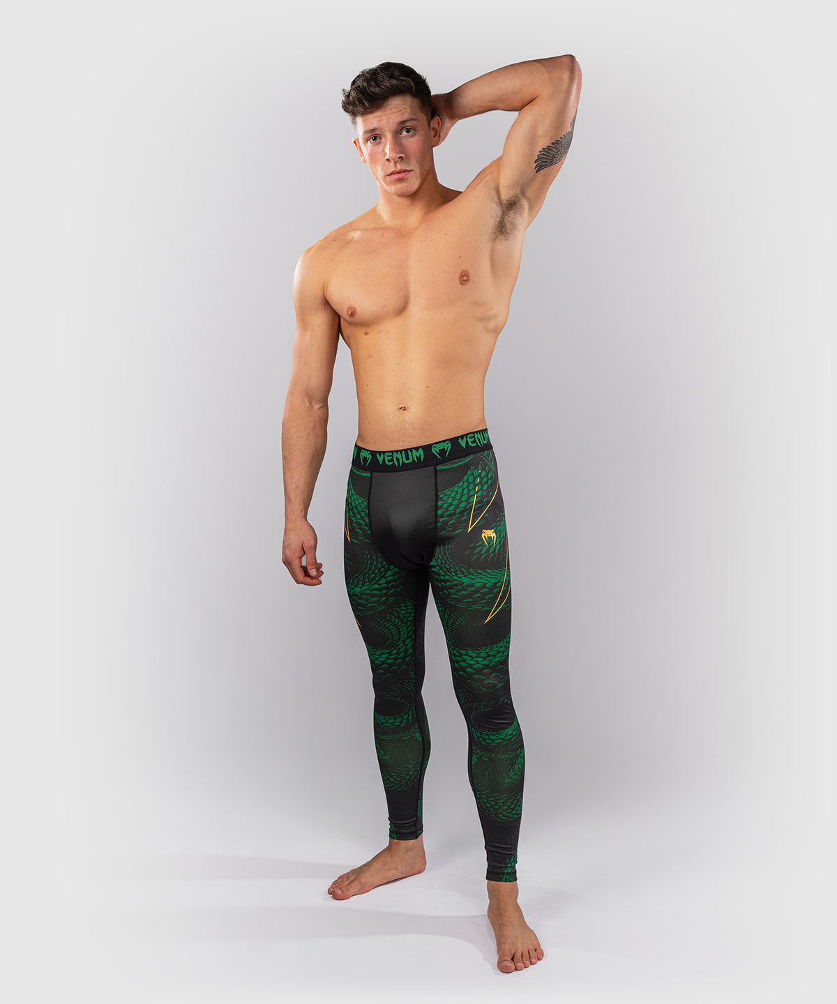 Venum Matupa Spats - Black/Green/Gold
