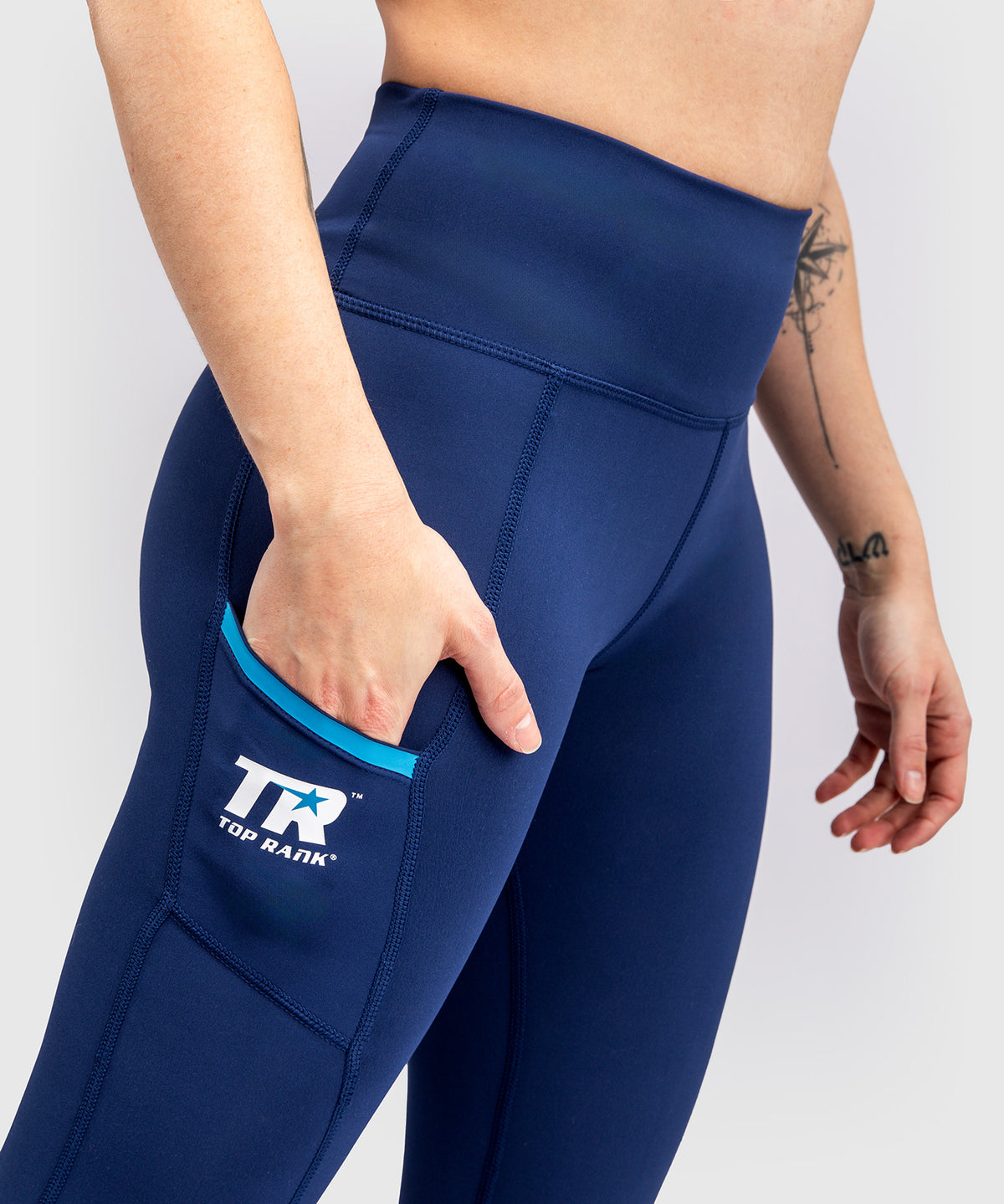 Legging Venum x Top Rank Original pour Femmes - Bleu Marine