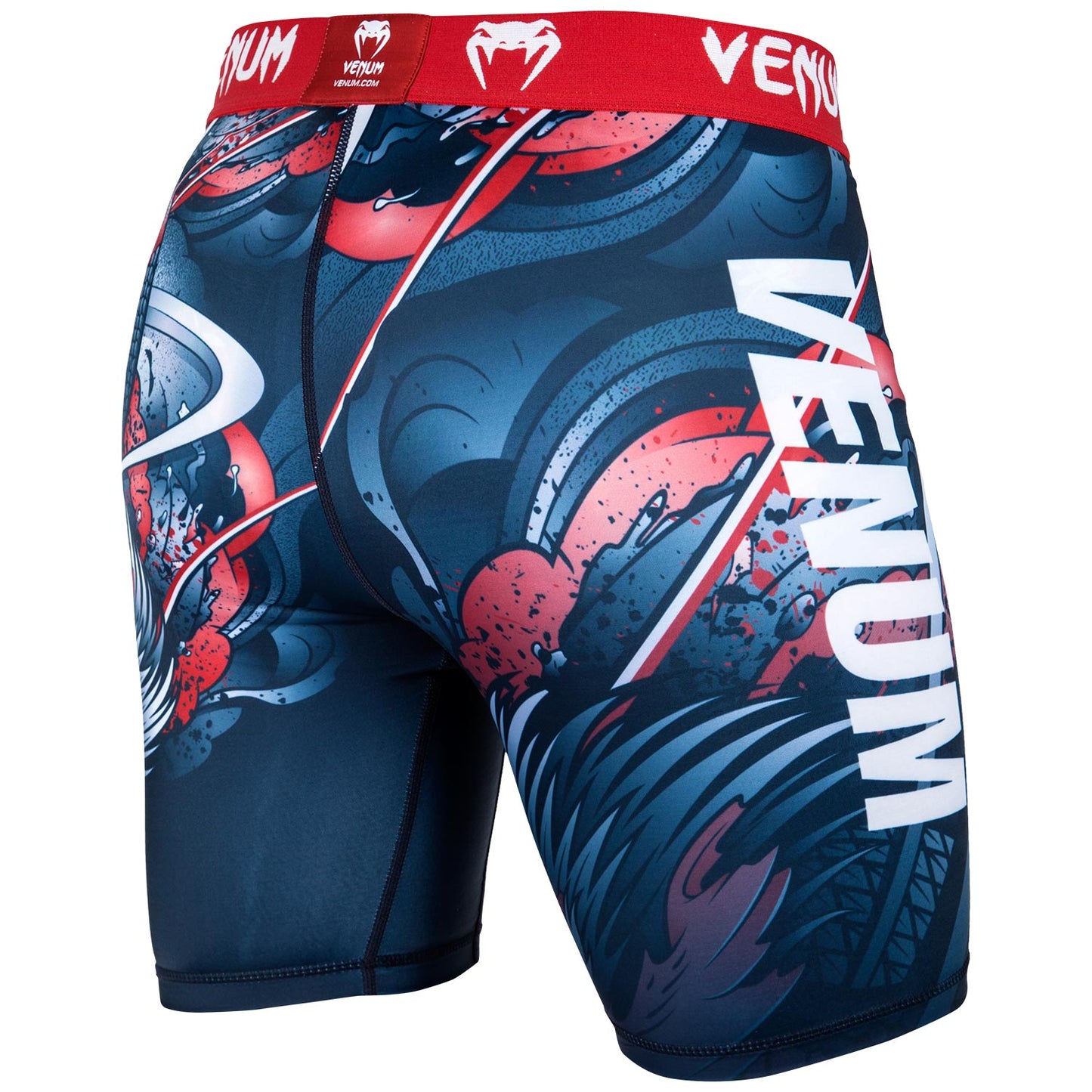 Venum Rooster Compression Short - Navy/Orange