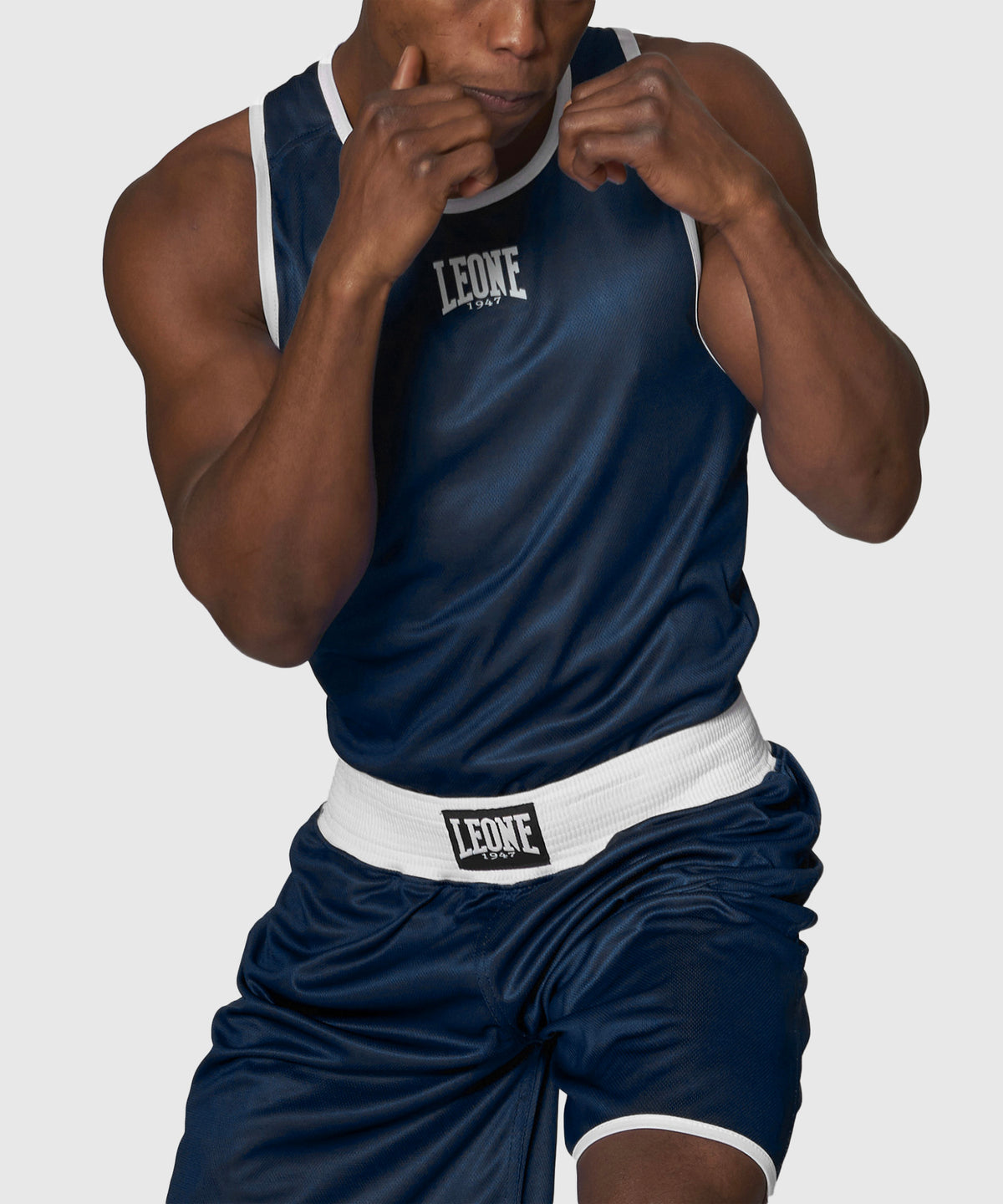 Leone Reversible Boxing Tank Top - Blue/Red
