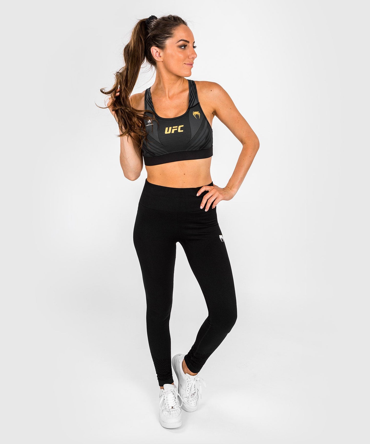 Brassière Femme UFC Venum Authentic Fight Night 1.0 - Noir/Or