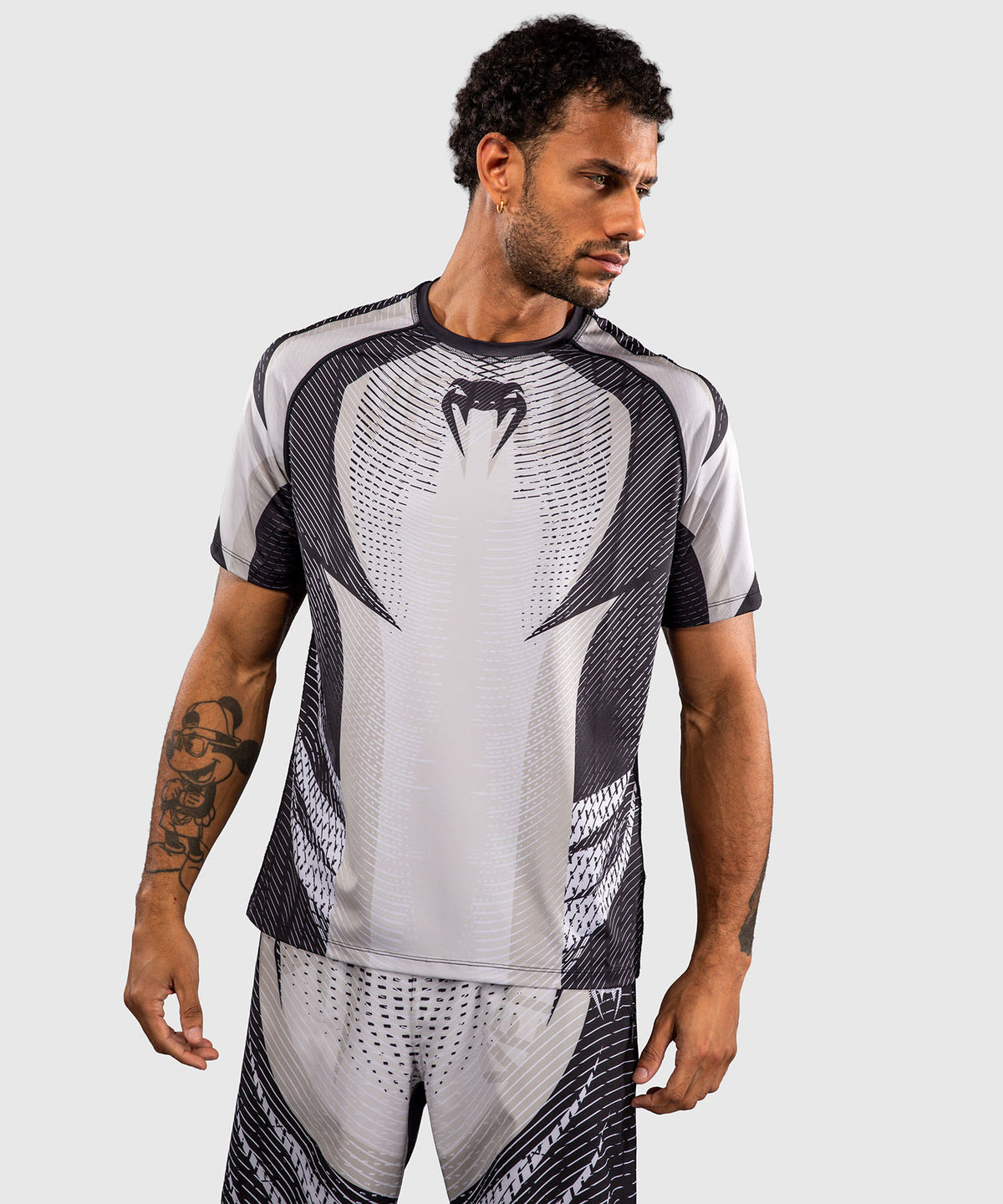Venum Galactic 3.0 Dry-Tech T-Shirt - Cremeweiß/Schwarz