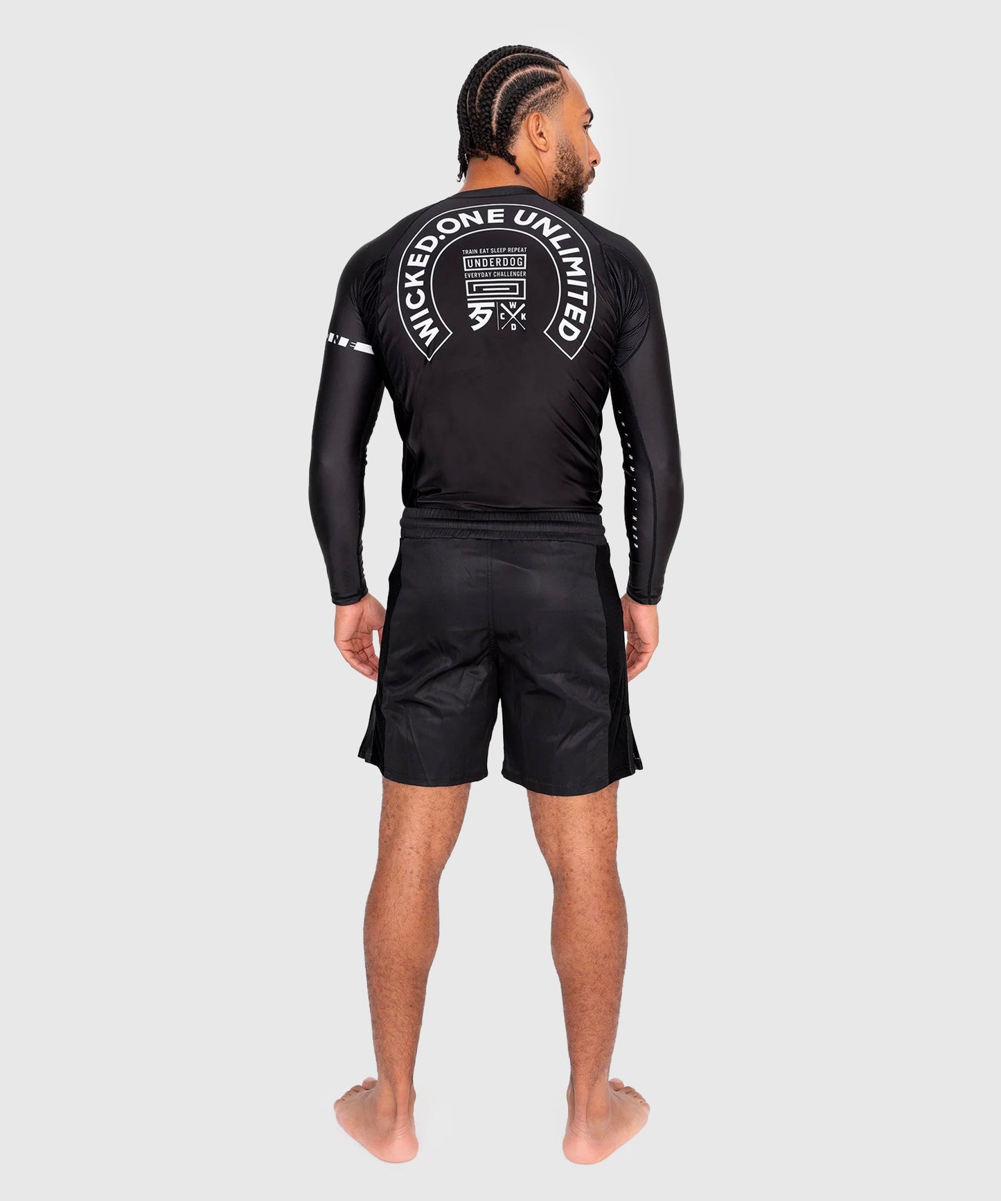 Wicked One Track Long Sleeve Rashguard - Black