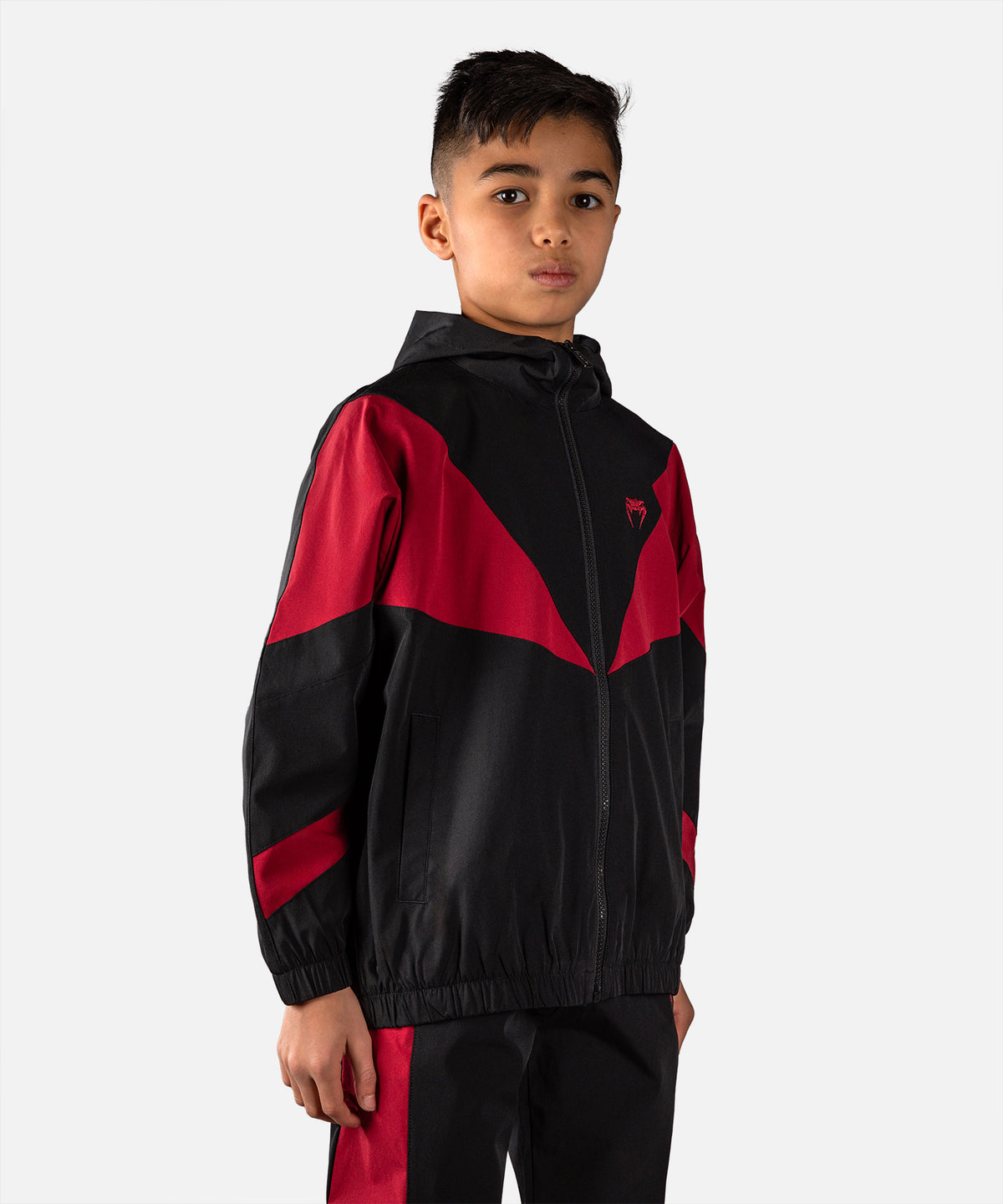 Venum Vectra Kids Track Jacket - Black/Red