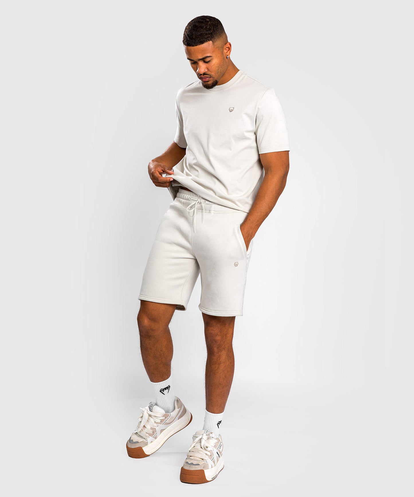Venum Silent Power Baumwollshorts - Beige