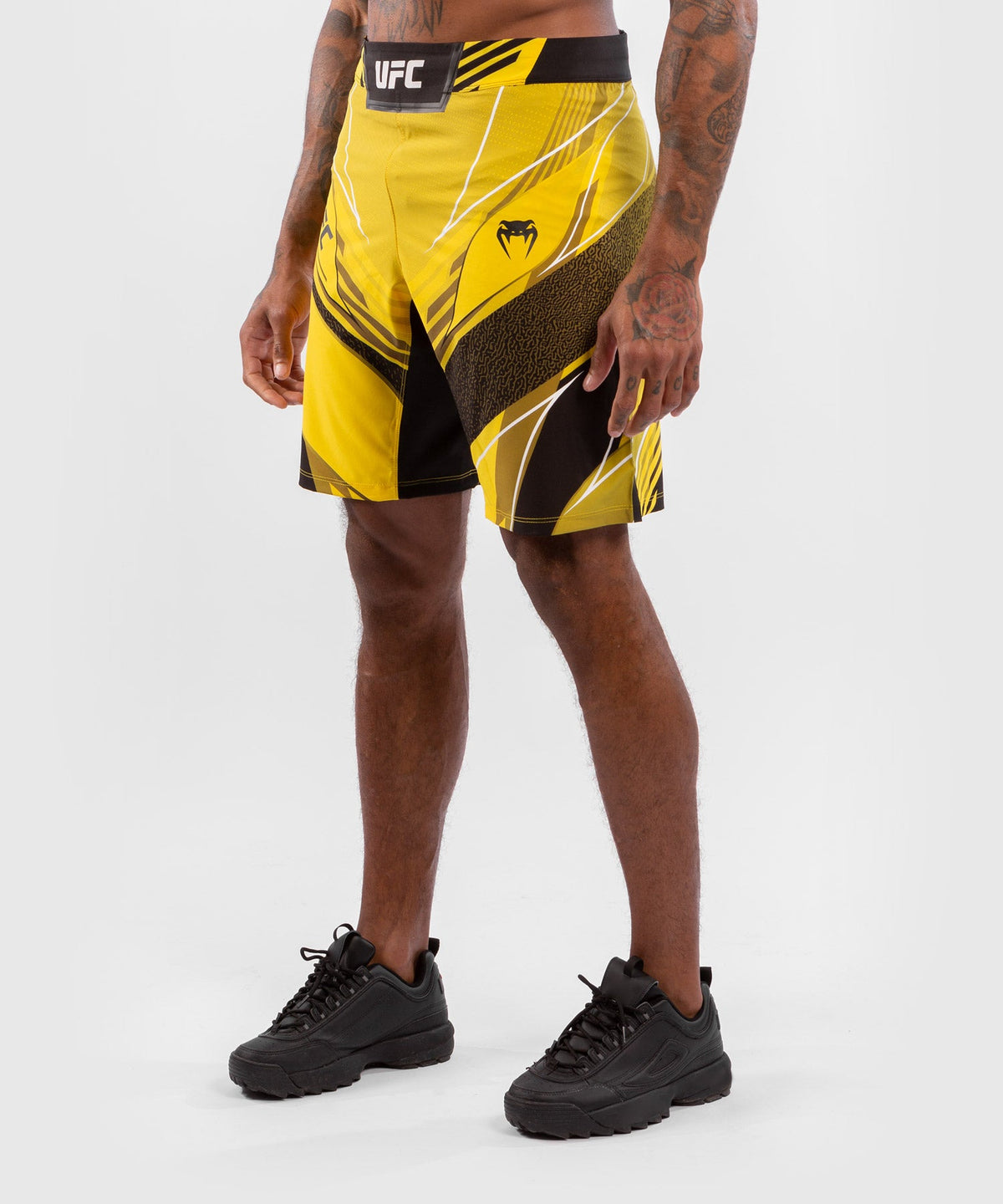 Men's UFC Fightshort Venum Authentic Fight Night - Long Cut - Yellow